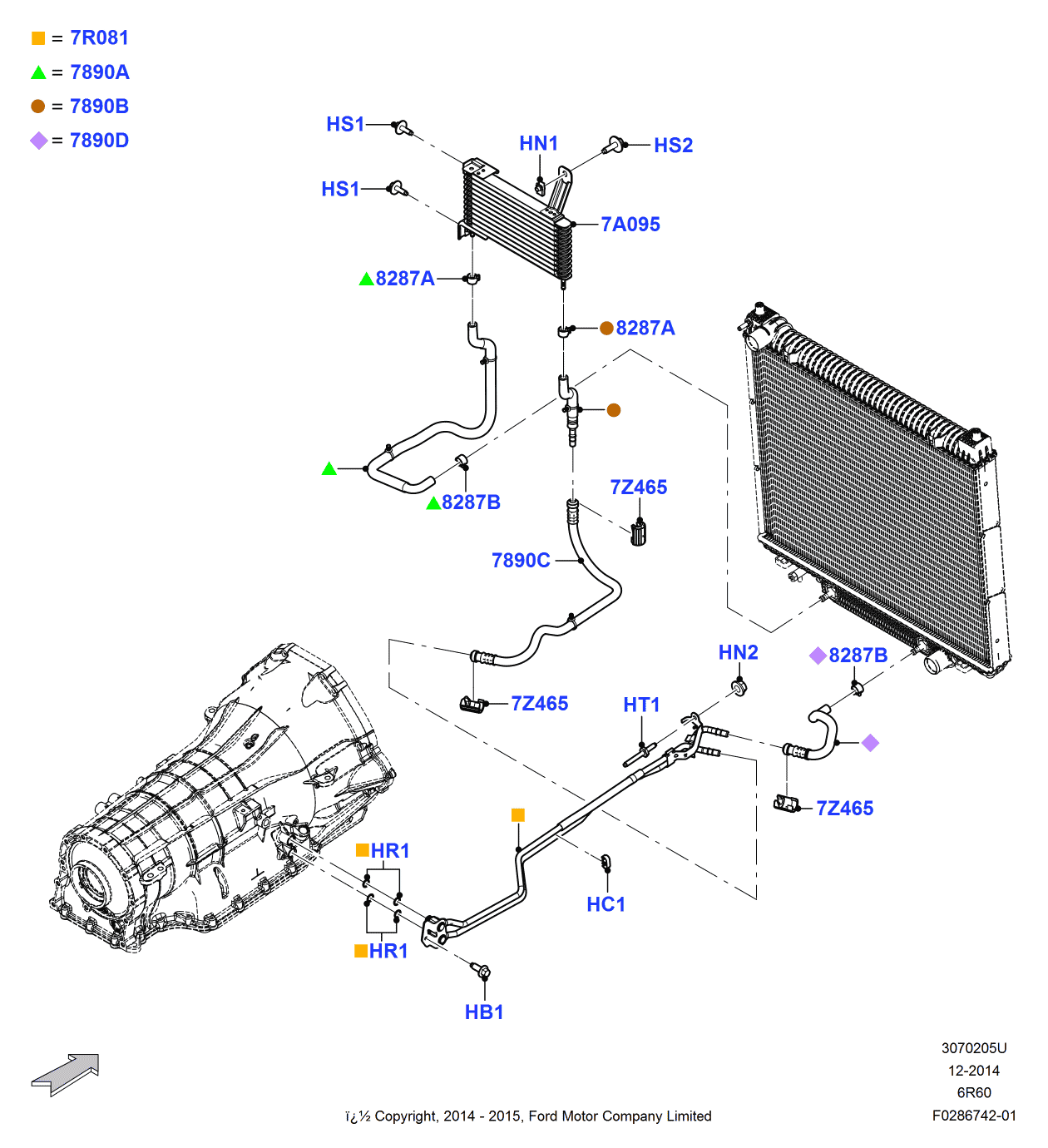 Ford GC2Z-7R081-C Tube Assembly