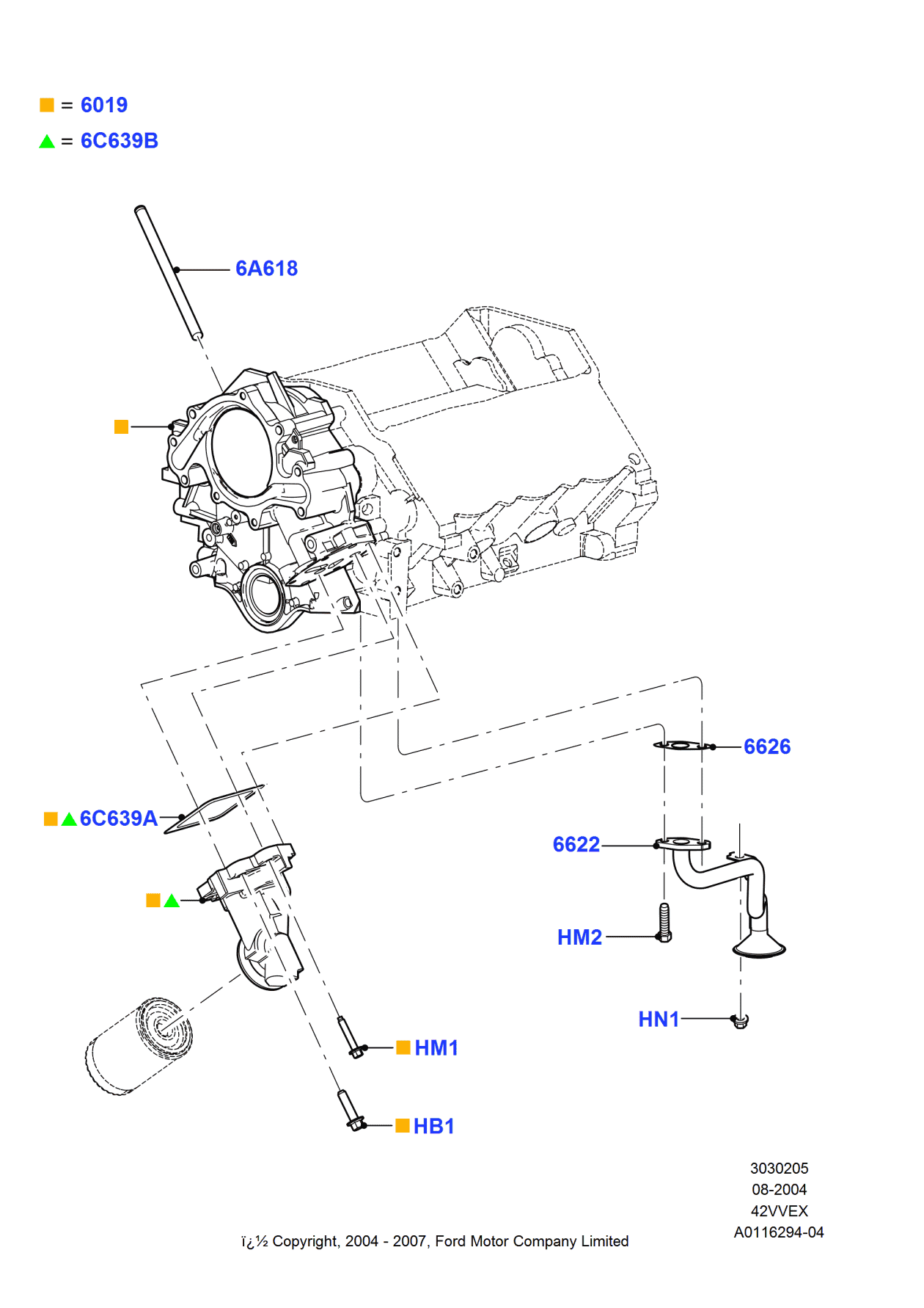 Ford 1L3Z-6622-AA Pump Screen