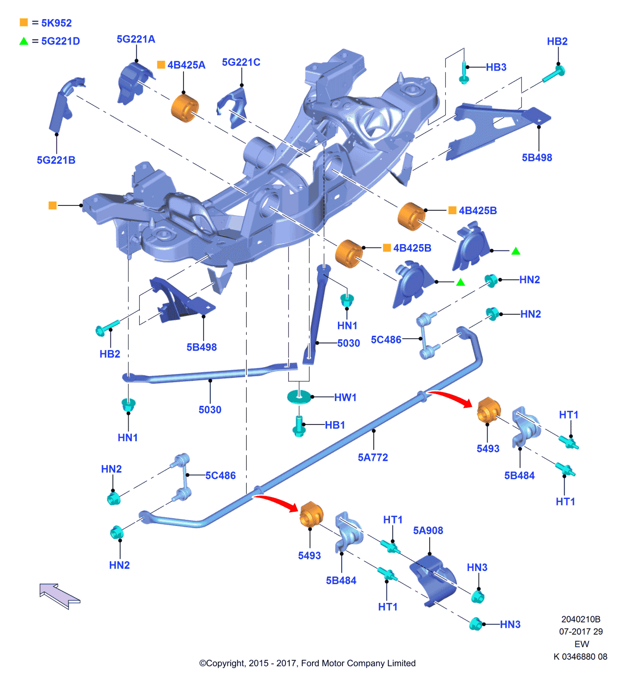Ford G1FZ-4B425-A Insulator