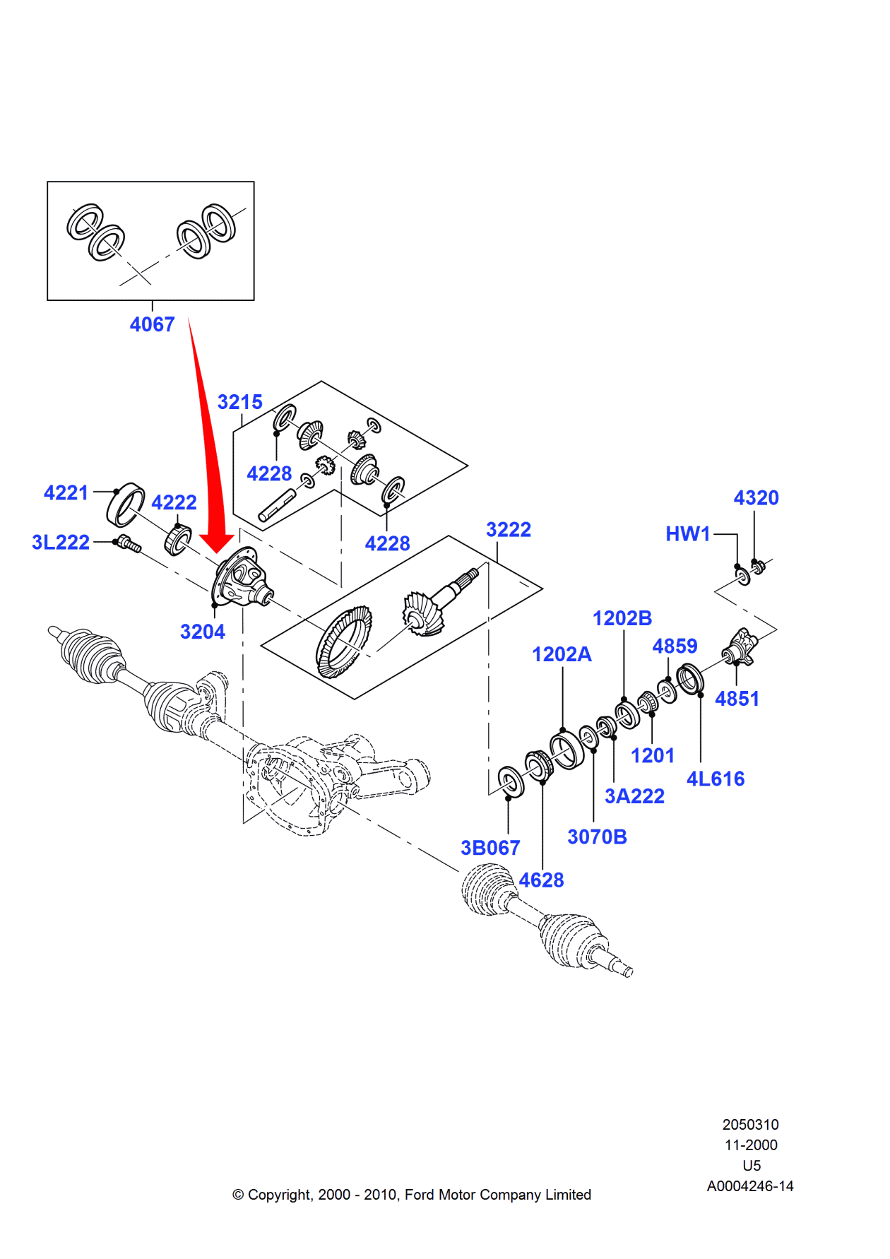 Ford 1L2Z-4209-AB Gear Kit