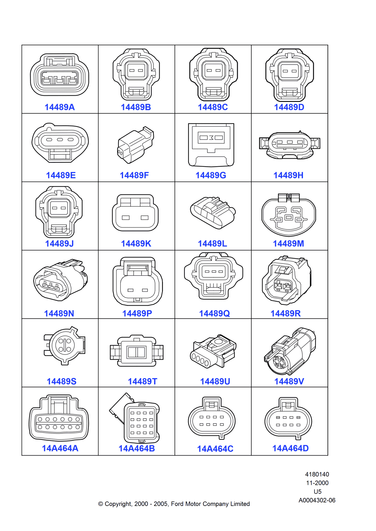 Ford F57Z-14A464-BA Sleeve - Wiring