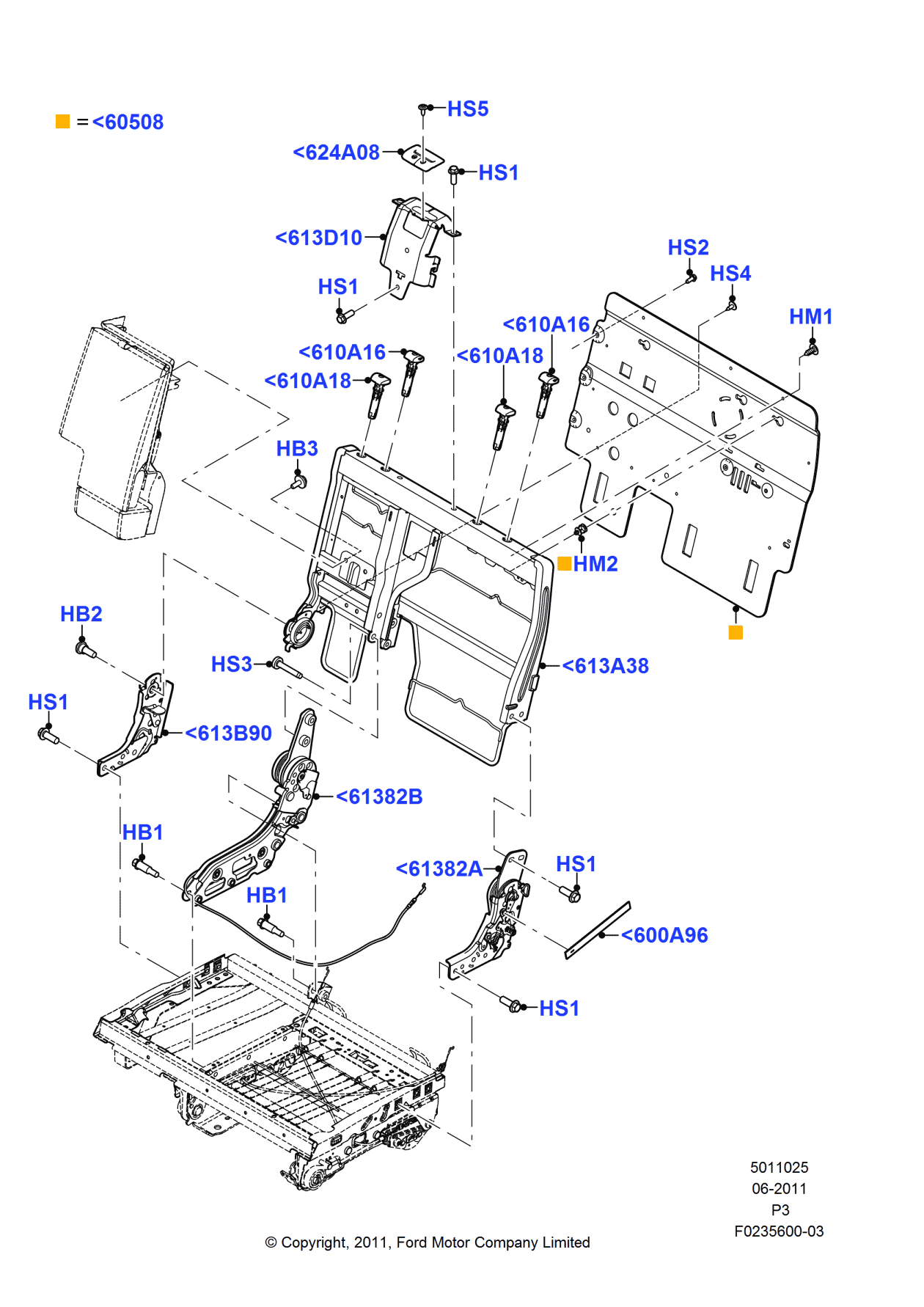 Ford -W712962-S424A Bolt