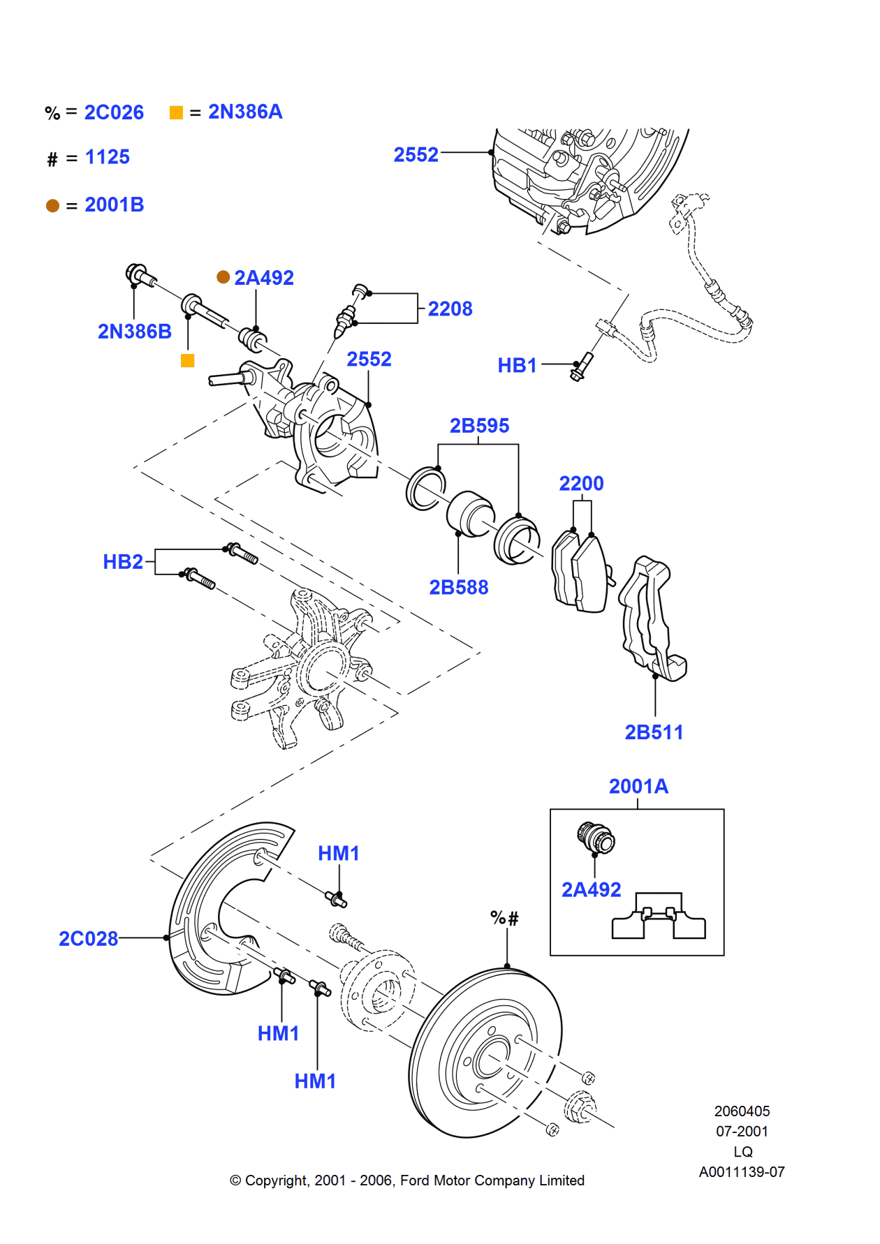 Ford XW4Z-2A492-AA Retainer - Boot