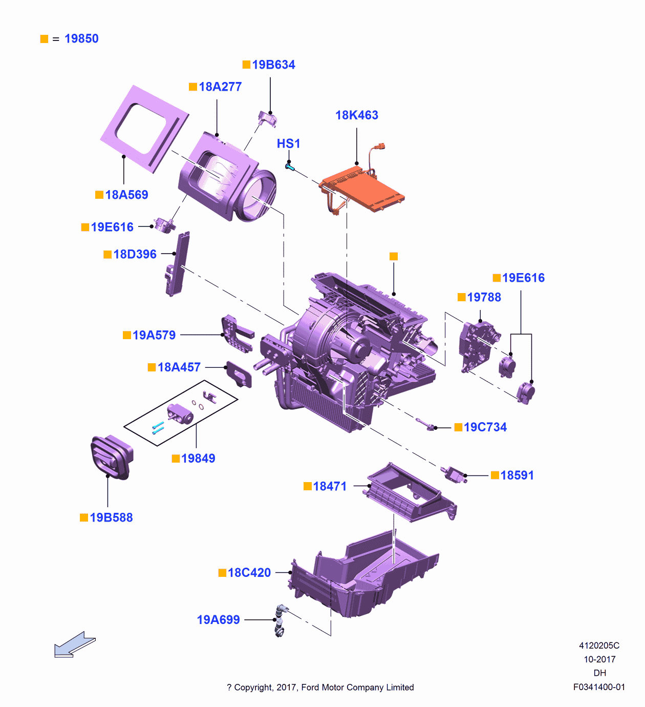 Ford 8V6Z-19E616-D Module