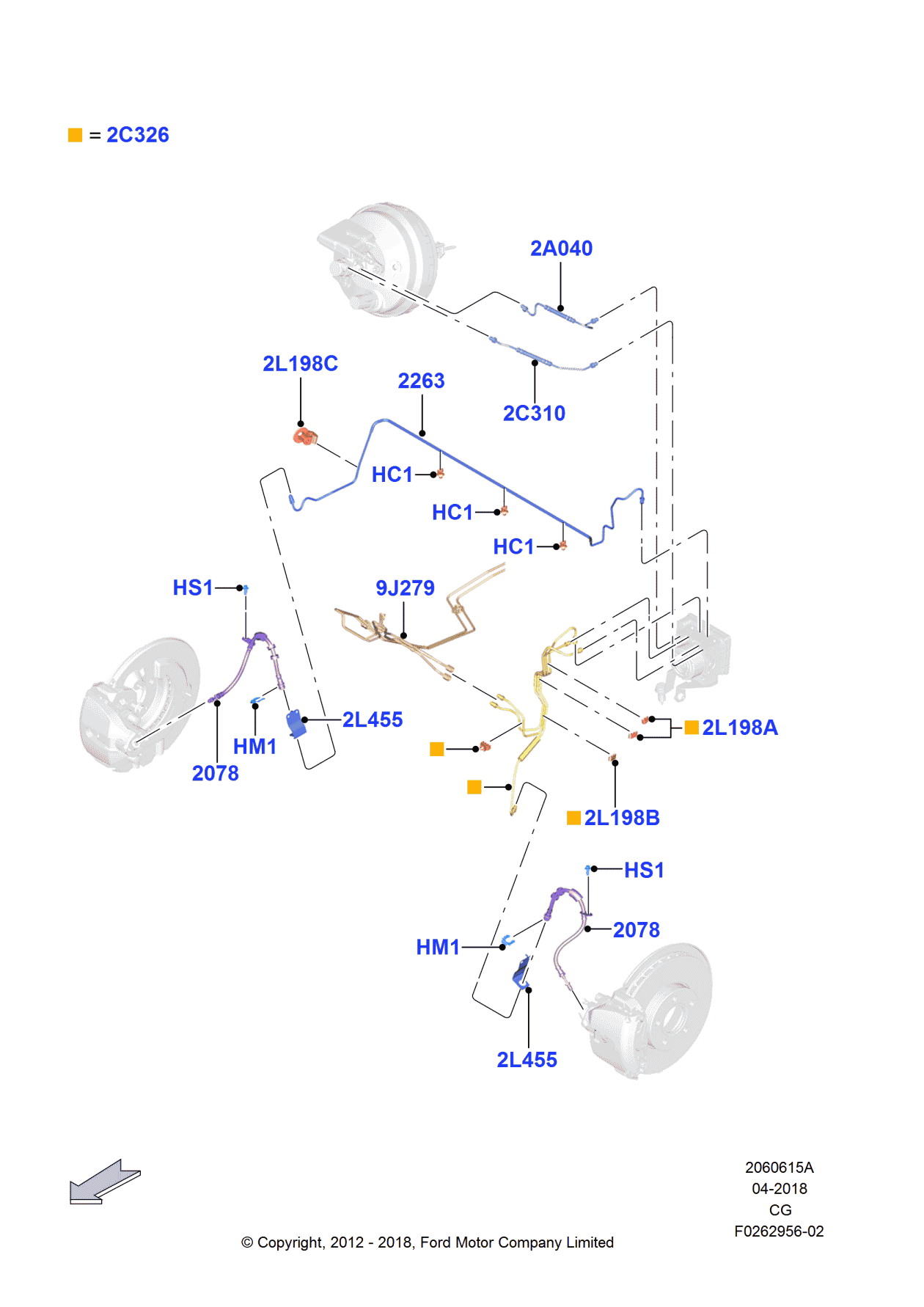 Ford CV6Z-2B223-A Clip