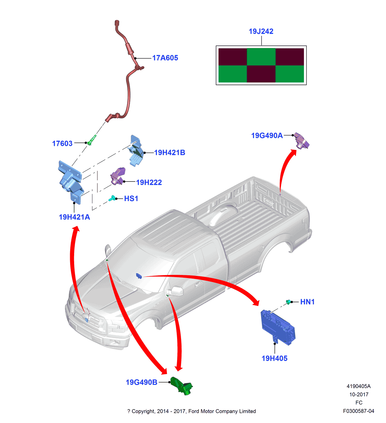 Ford FL3Z-19H405-A Control Module