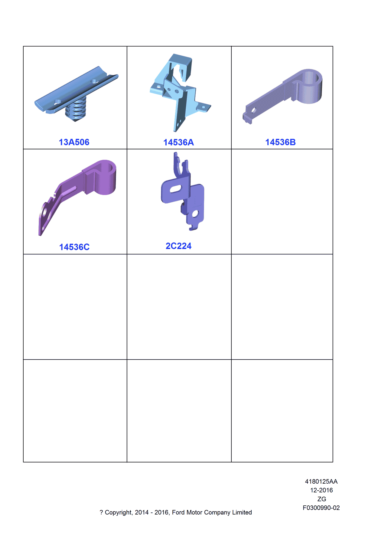 Ford FR3Z-2C224-A Bracket