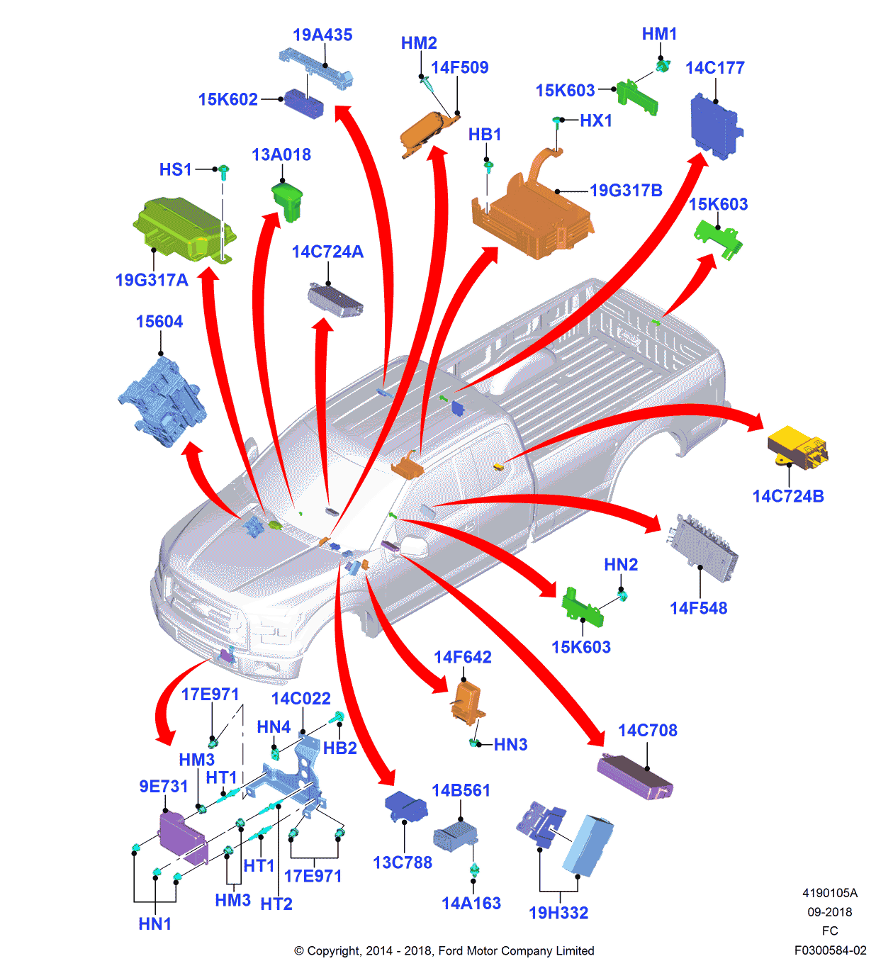 Ford HL3Z-14C177-A Module