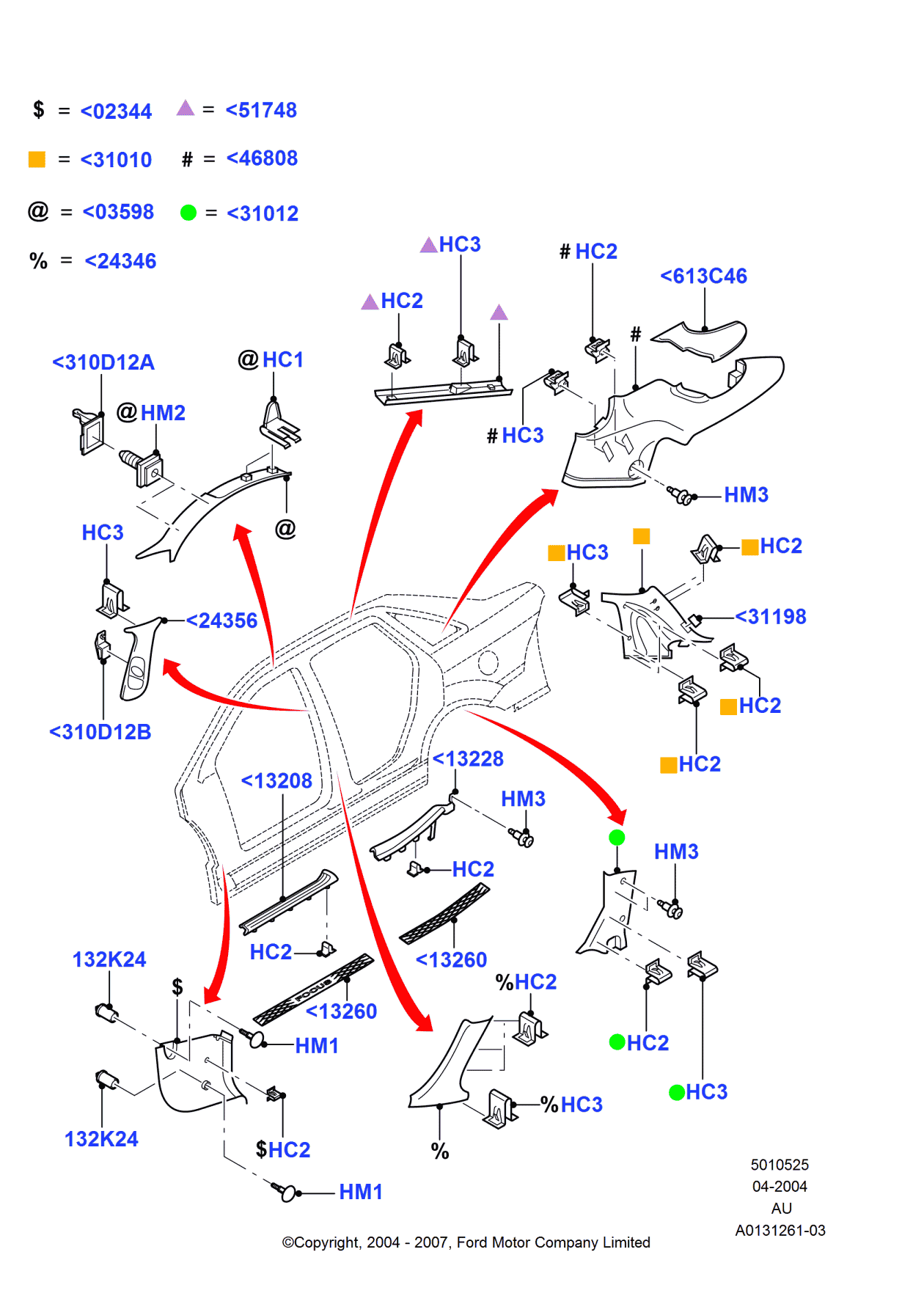 Ford 5S4Z-5452018-BAA Extension - Quarter Panel - Rear
