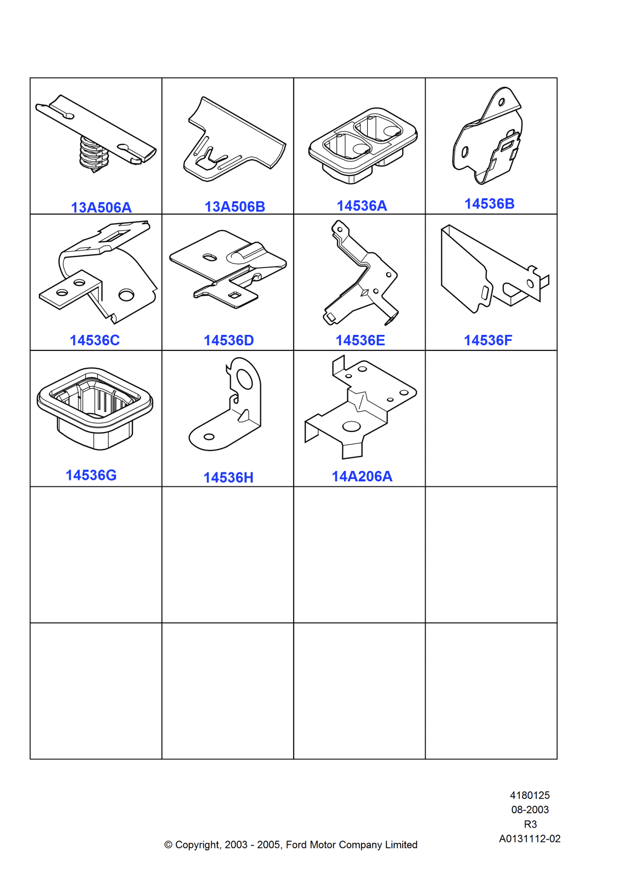 Ford 4L5Z-14536-BA Bracket