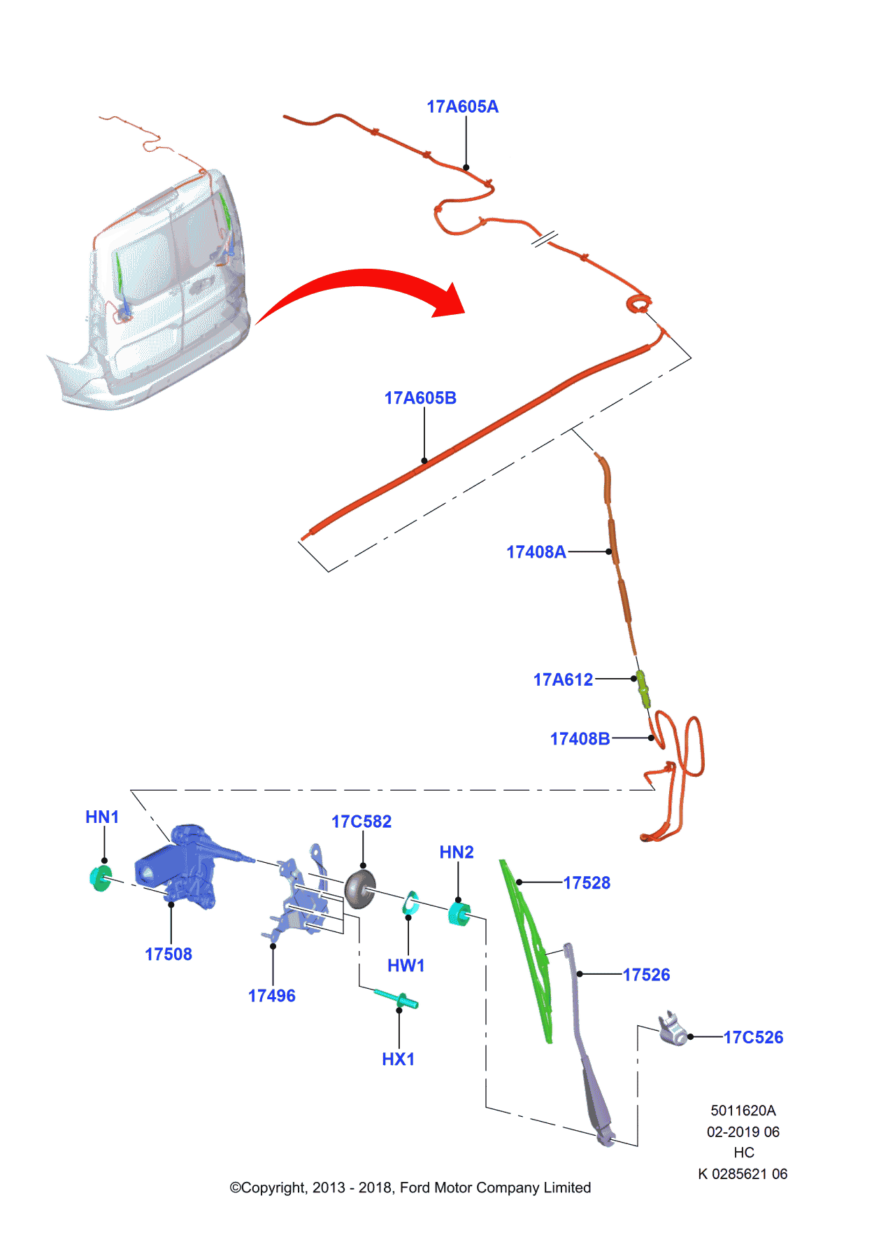 Ford DT1Z-17C526-A COVER