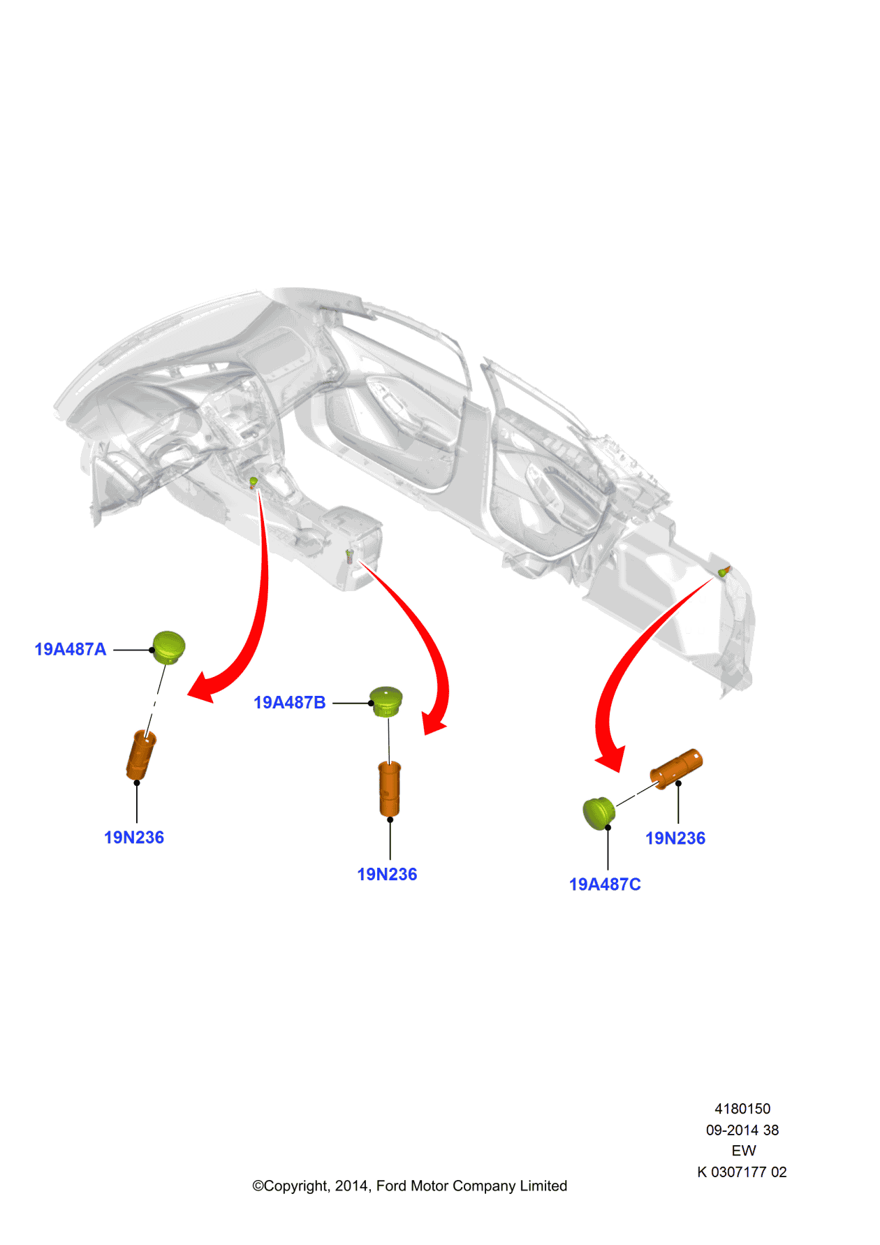 Ford F1EZ-19A487-B Cover