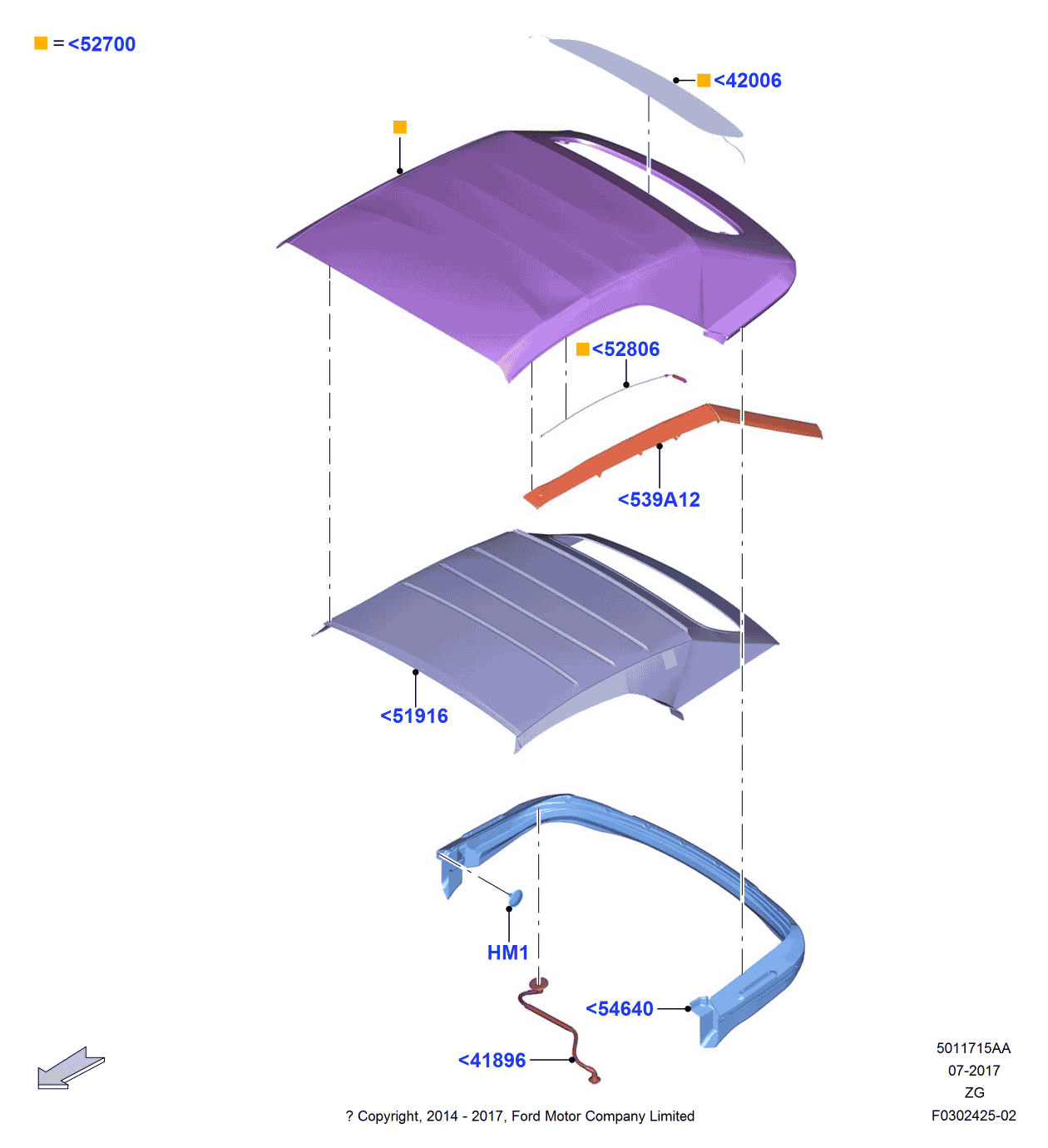 Ford FR3Z-7641896-A Hose