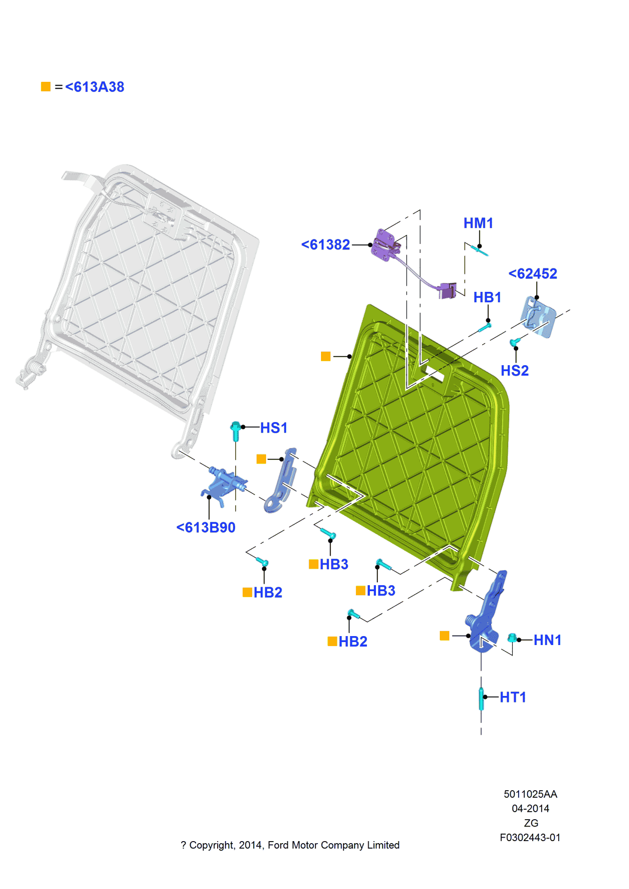 Ford -W718032-S300 Rivet