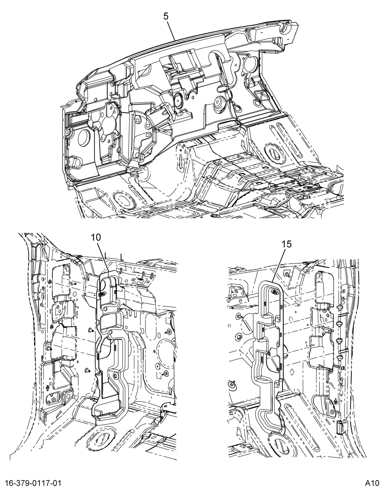Ford BC3Z-25023A60-A Insulator - Cowl Panel