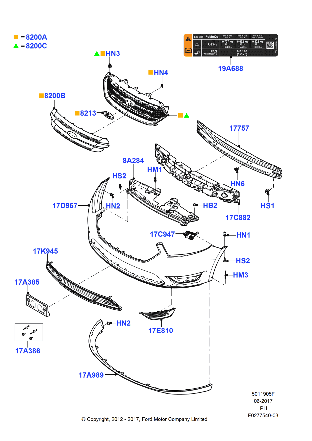 Ford DG1Z-17E810-AA Lamp Cover
