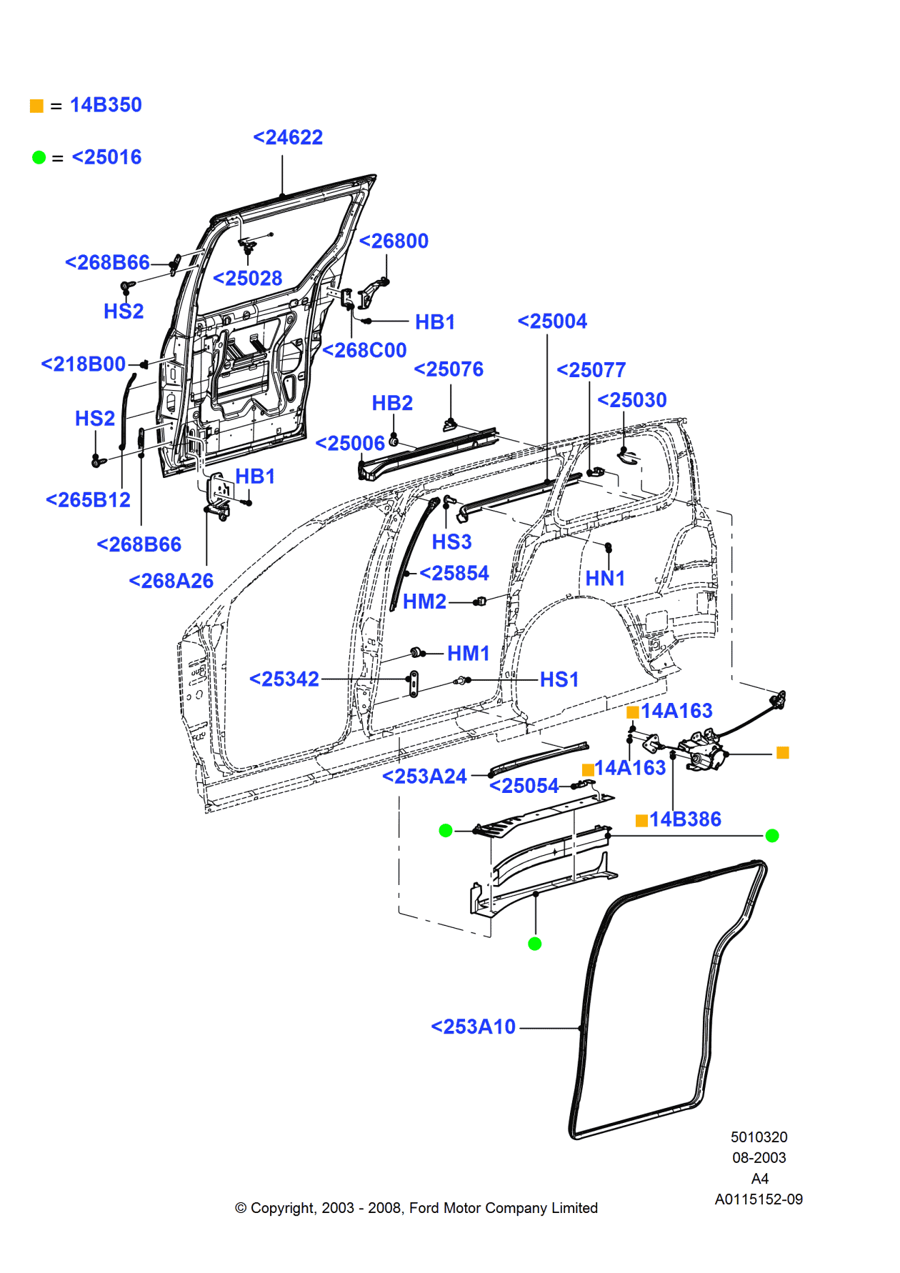 Ford 6F2Z-1725076-AA Bumper