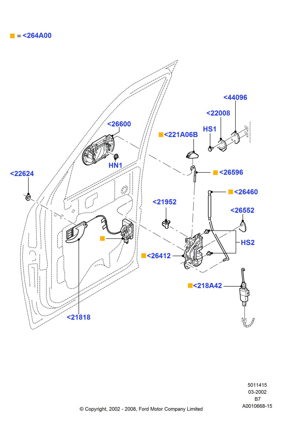 Ford 6L1Z-78264A00-A Remote Control System