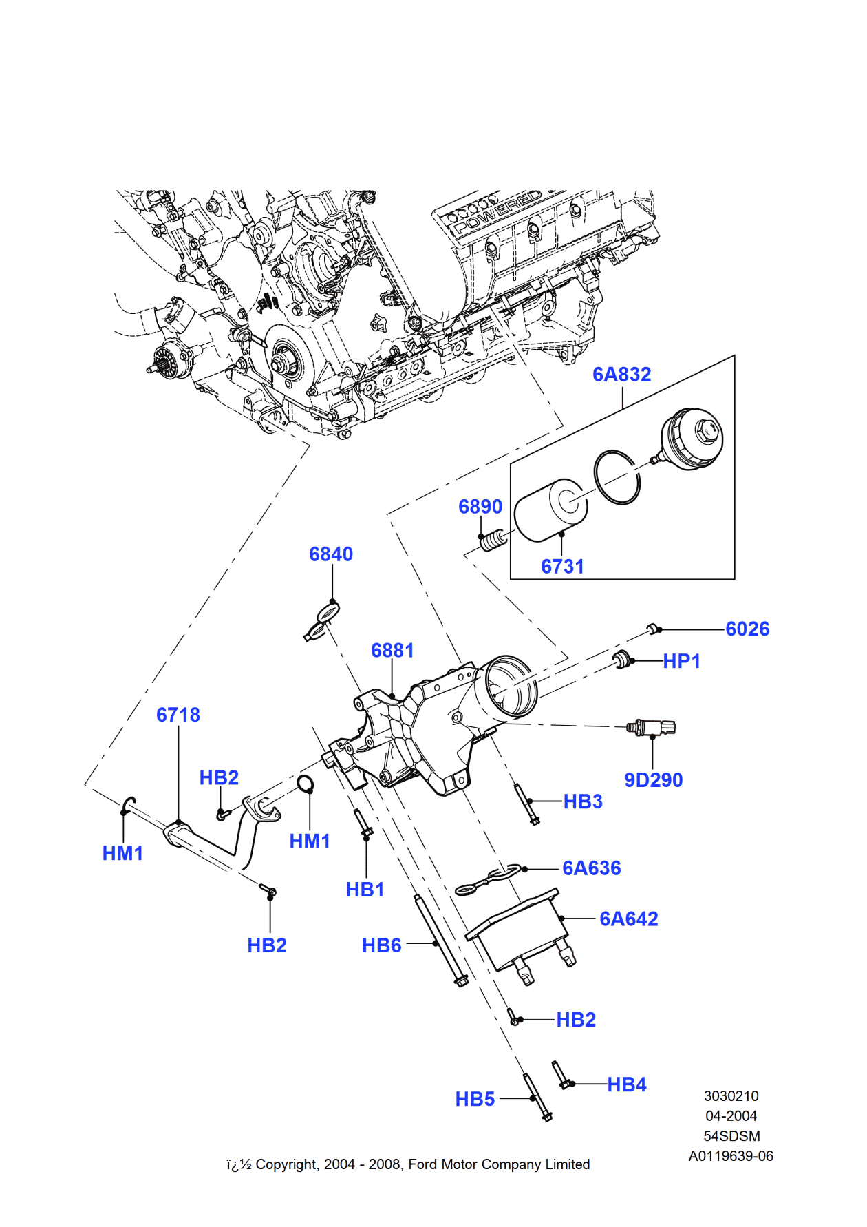 Ford 4G7Z-6A832-AA Cover