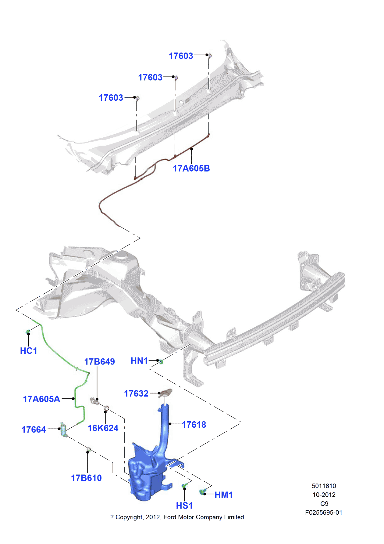 Ford -W716543-S300 Clip - Retaining