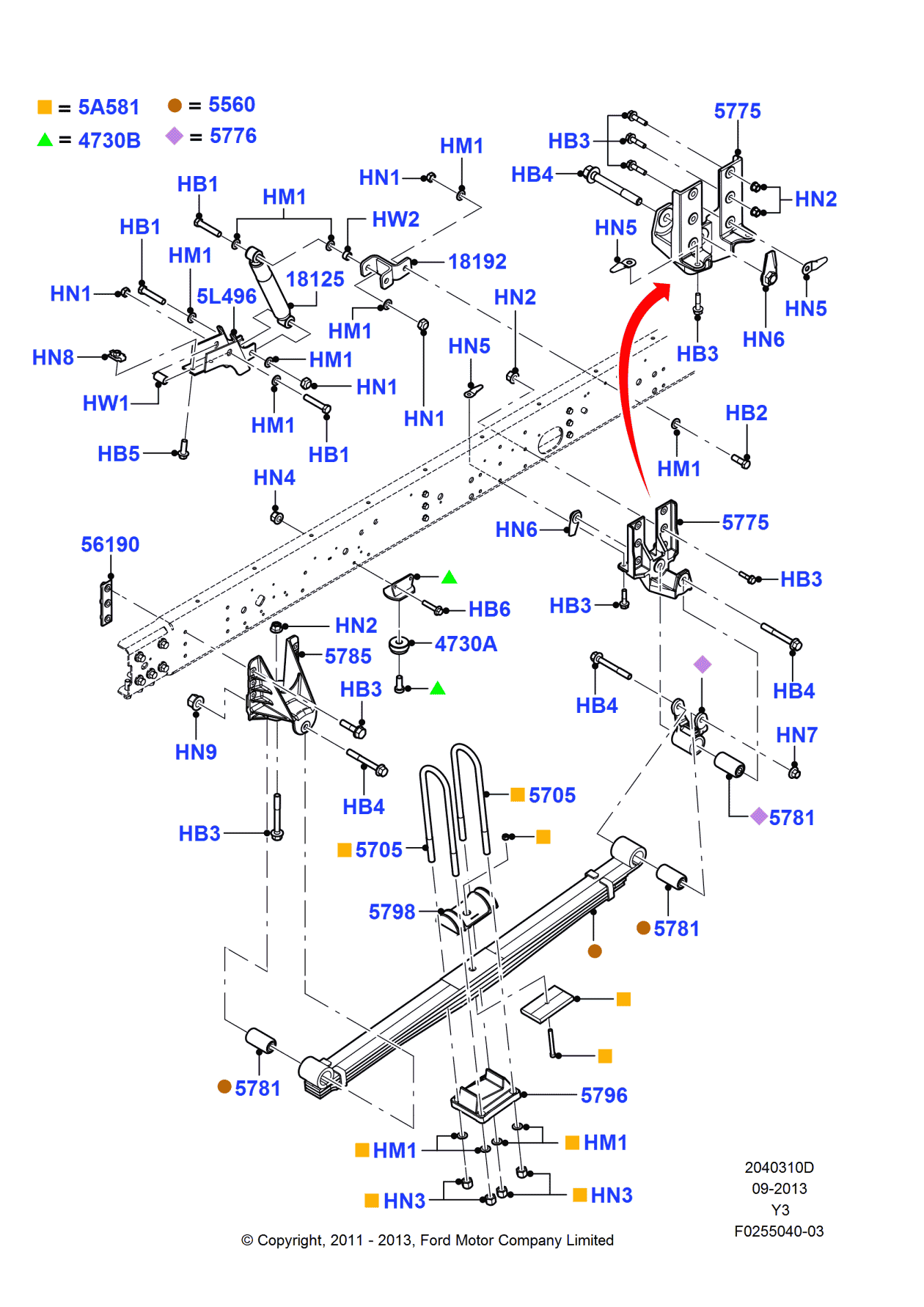 Ford CU9Z-18132-A Bracket