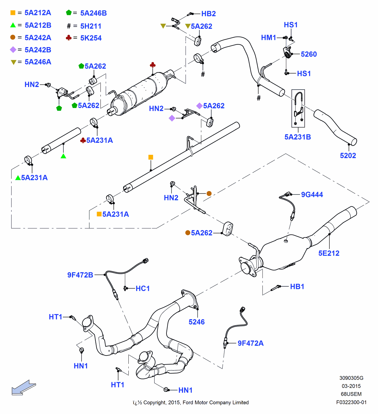 Ford GU9Z-5A246-A Bracket