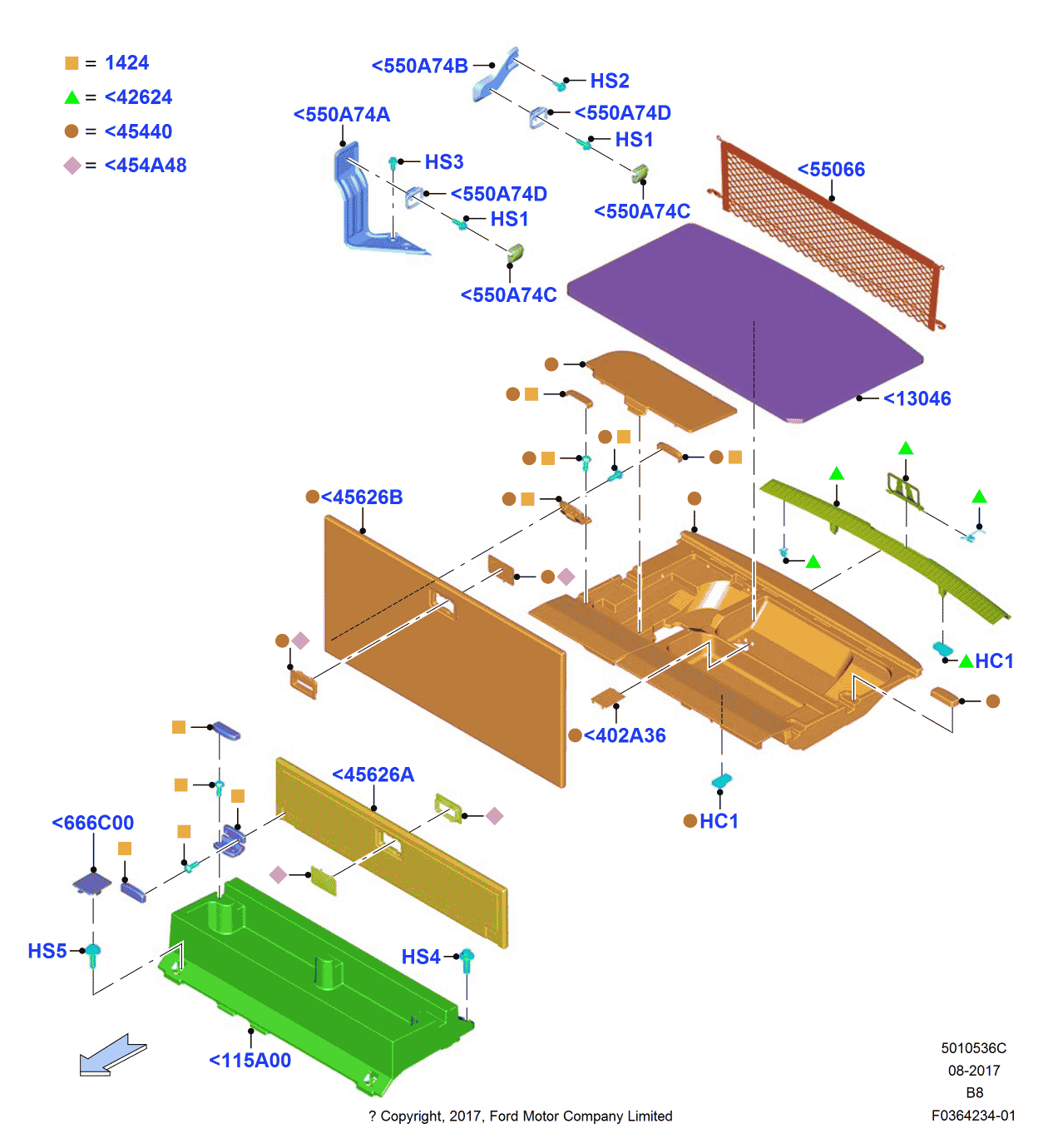 Ford JL1Z-1K359-A Cover - Wheel