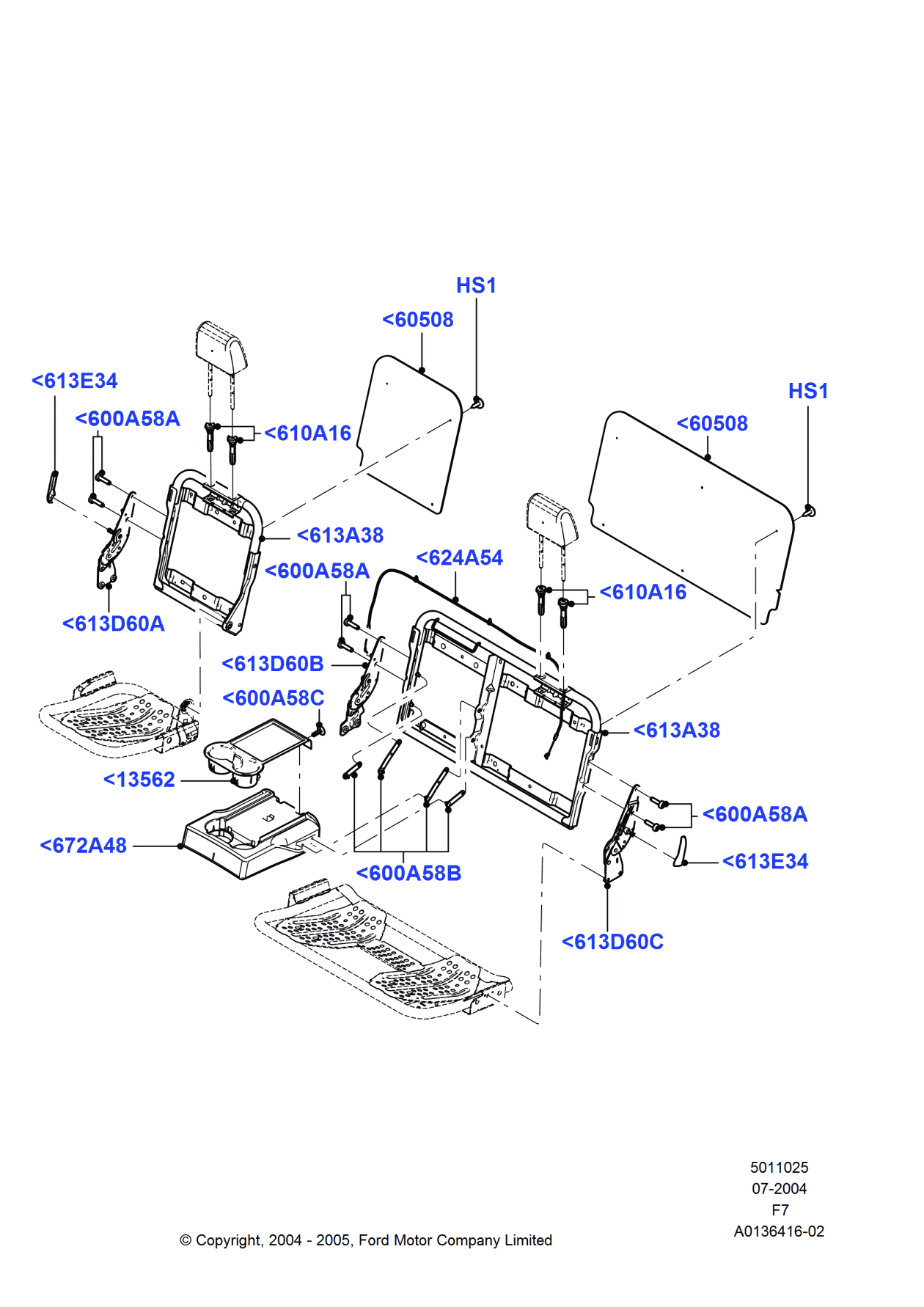 Ford 4C3Z-26600A58-CA Kit - Hardware