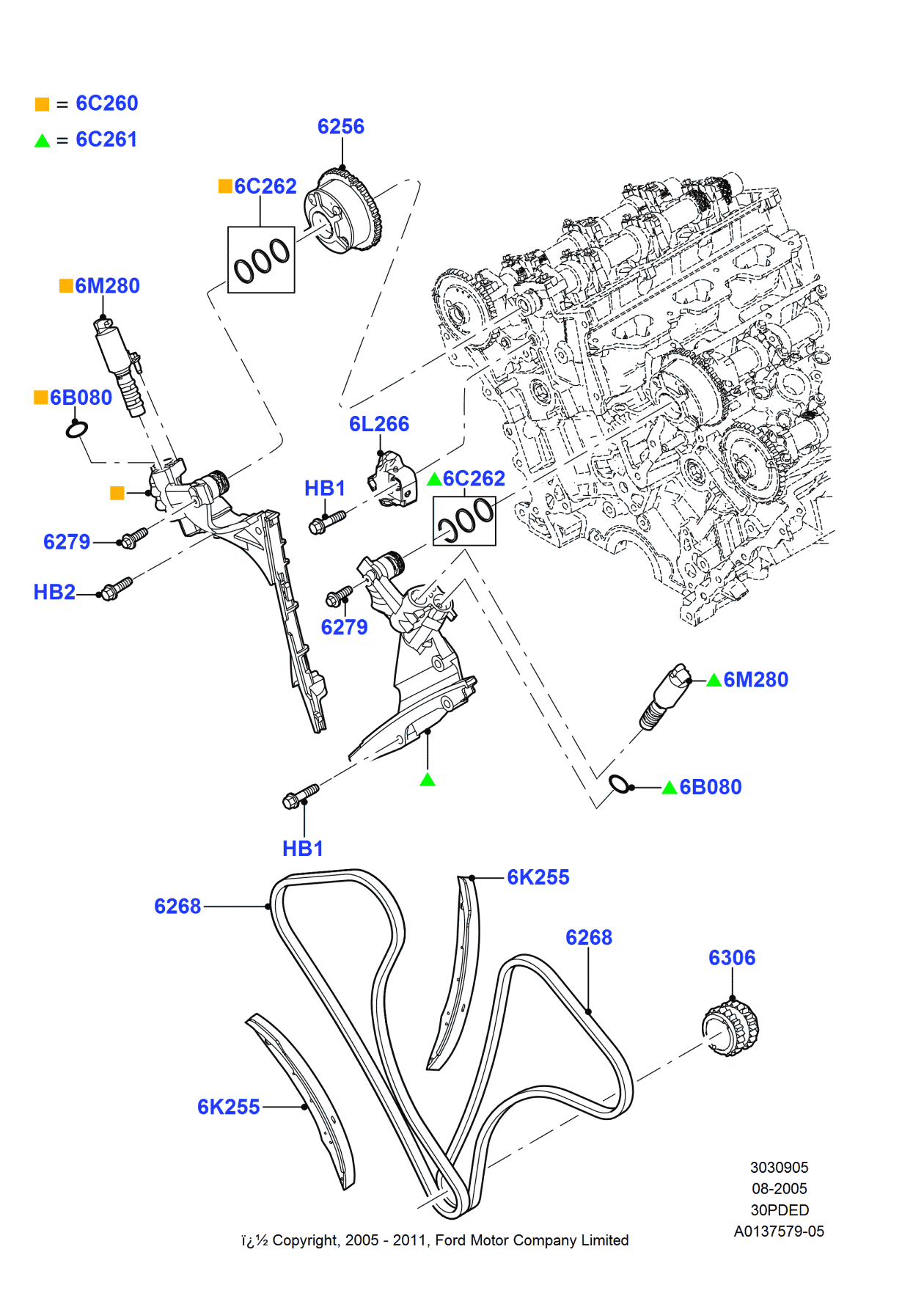 Ford 6E5Z-6C260-AD Housing