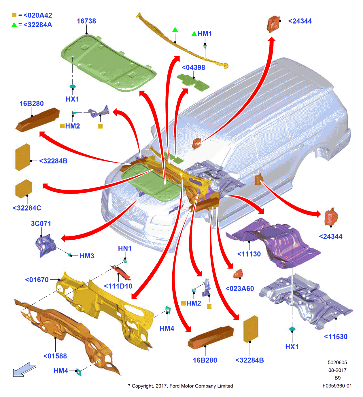 Ford JL7Z-7811530-A Partition - Loading Compartment