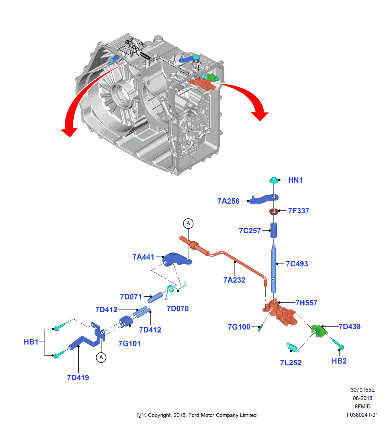 Ford K2GZ-7C257-A TUBE