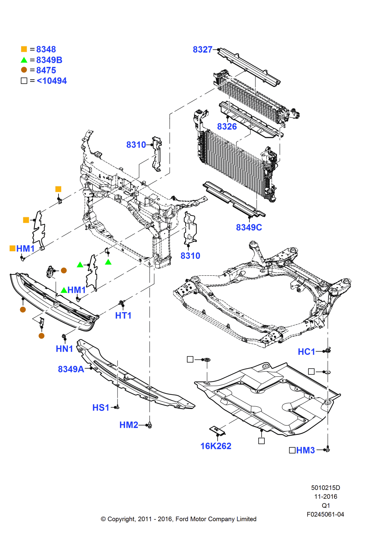 Ford CT4Z-8310-A Deflector - Air