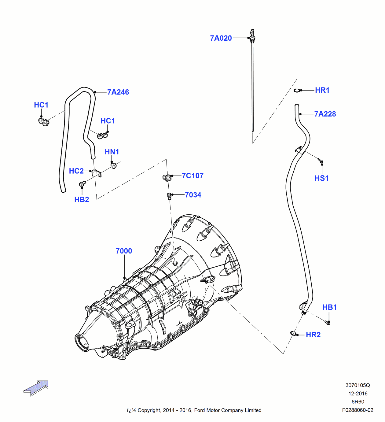 Ford -W713776-S300 Clip - Brake Pipe