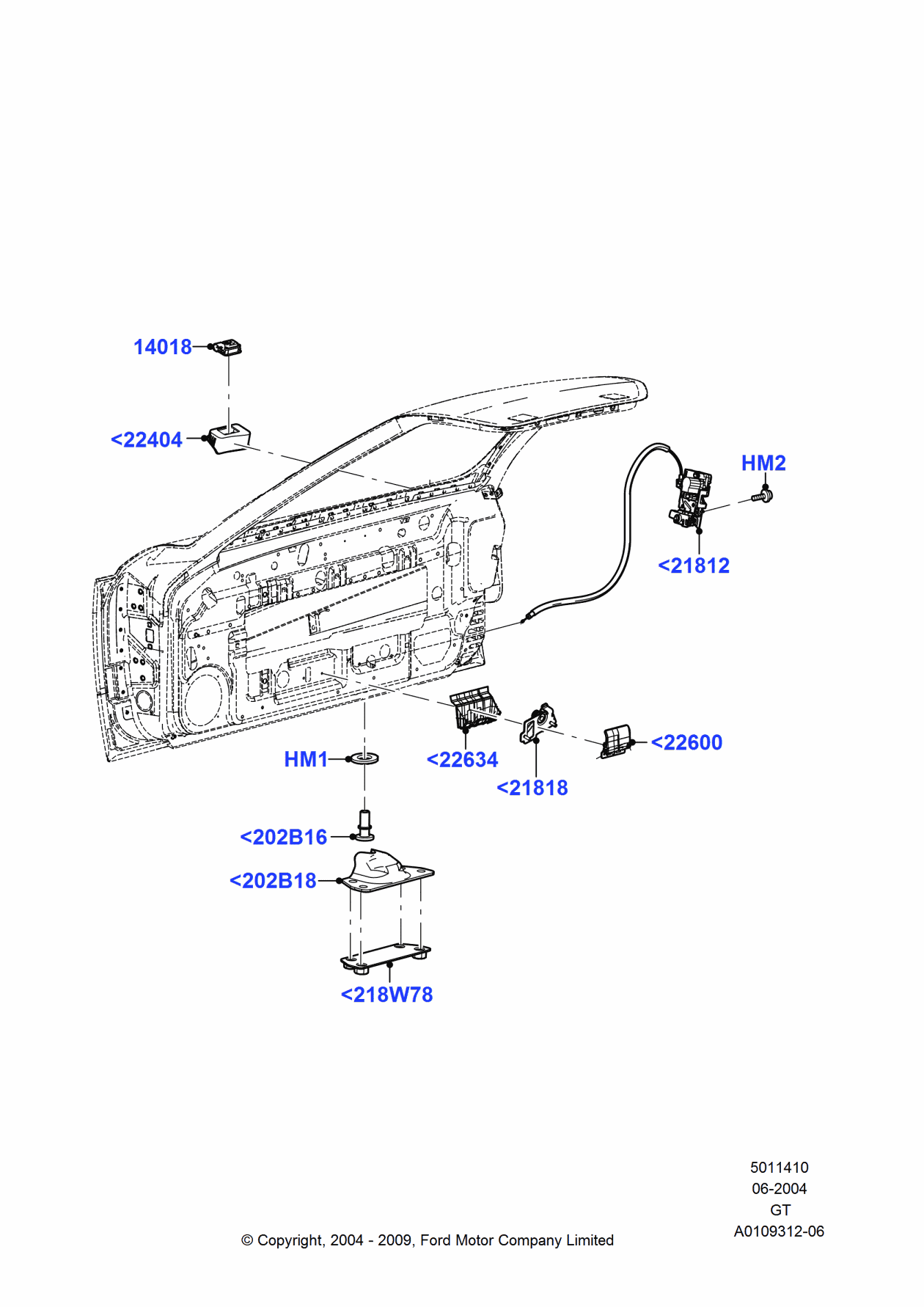Ford -W708514-S900 Screw