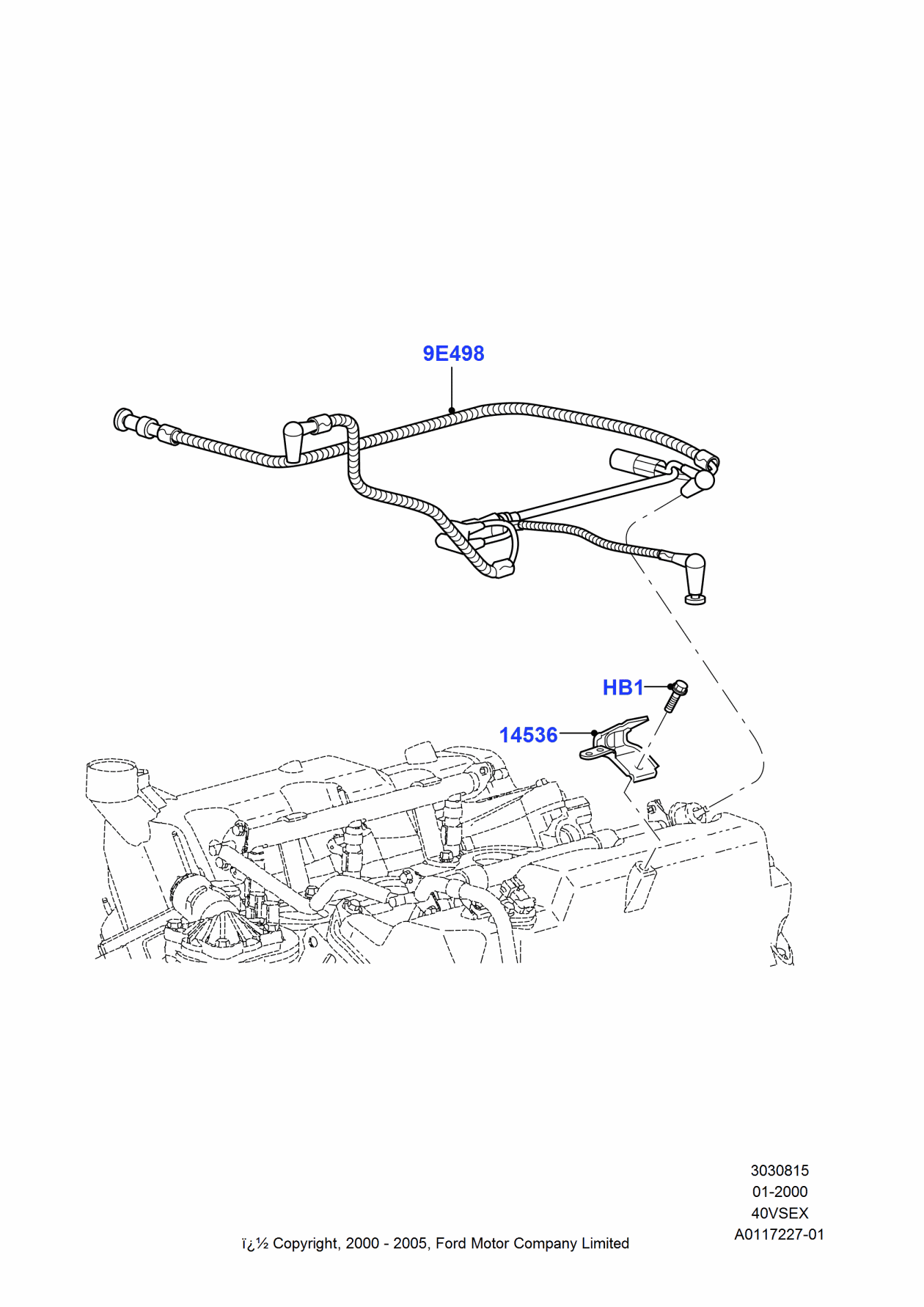Ford 1L5Z-14536-BA Bracket