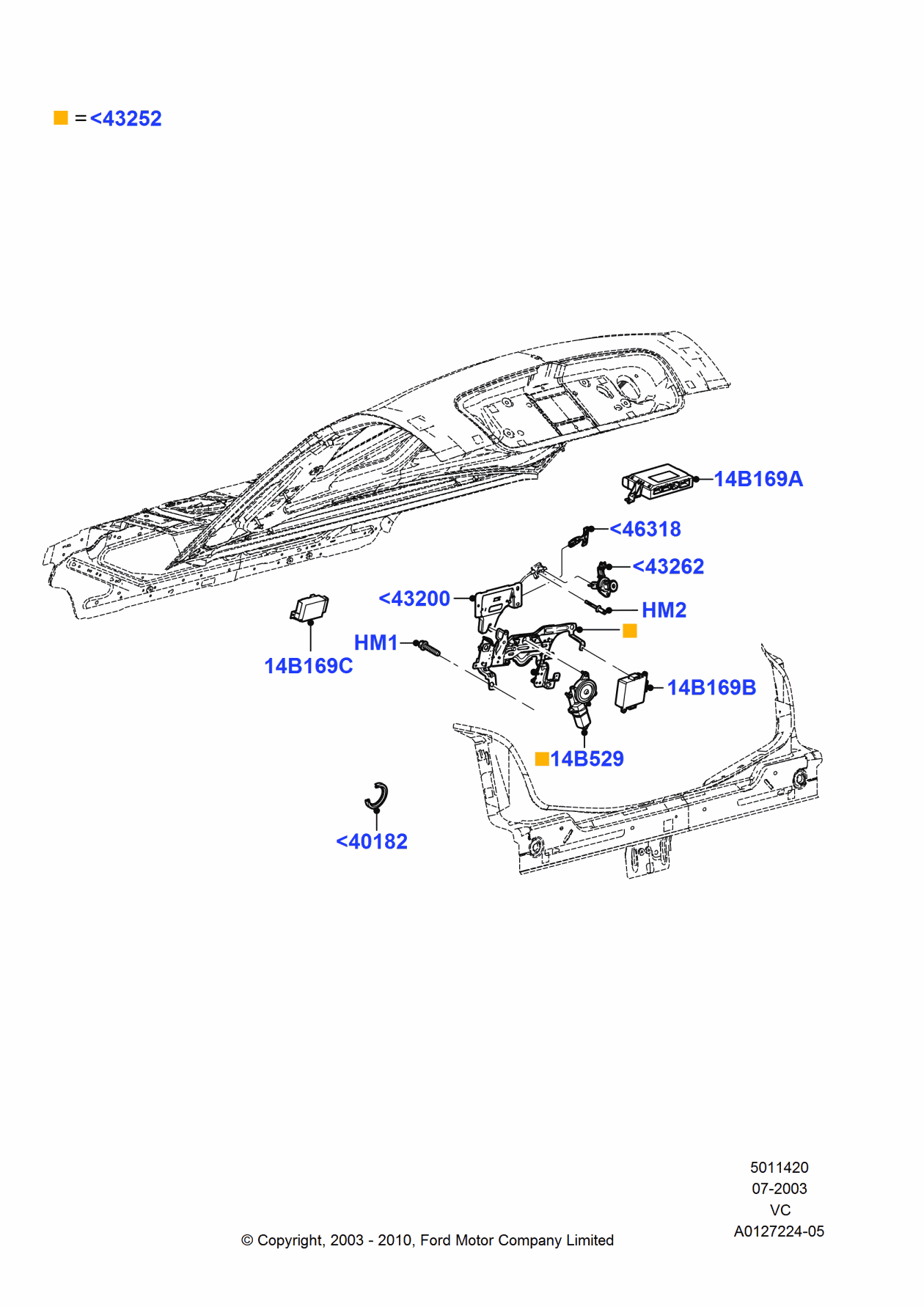 Ford 6W1Z-5443252-A Striker