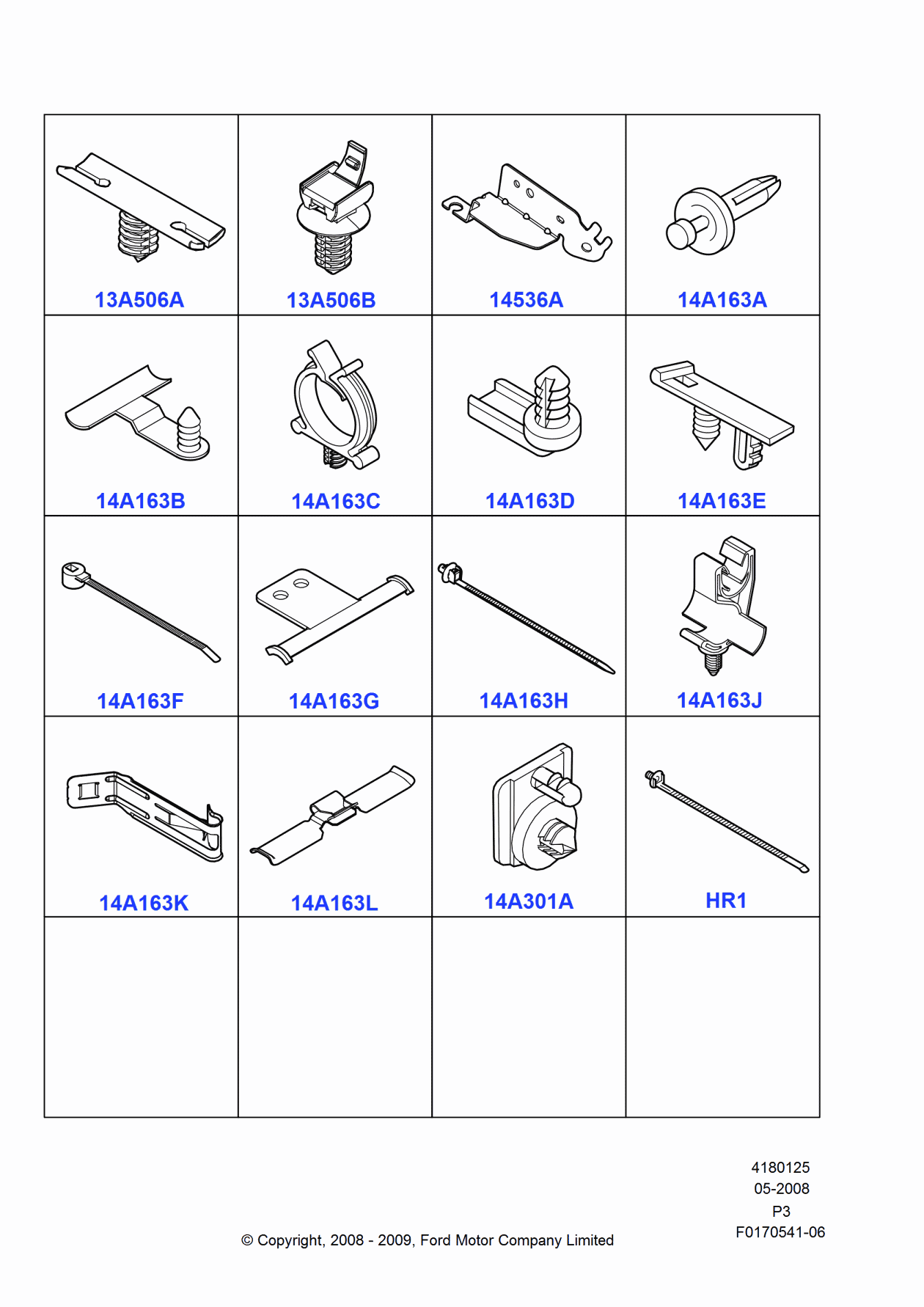Ford 8S4Z-14A163-EB Retainer