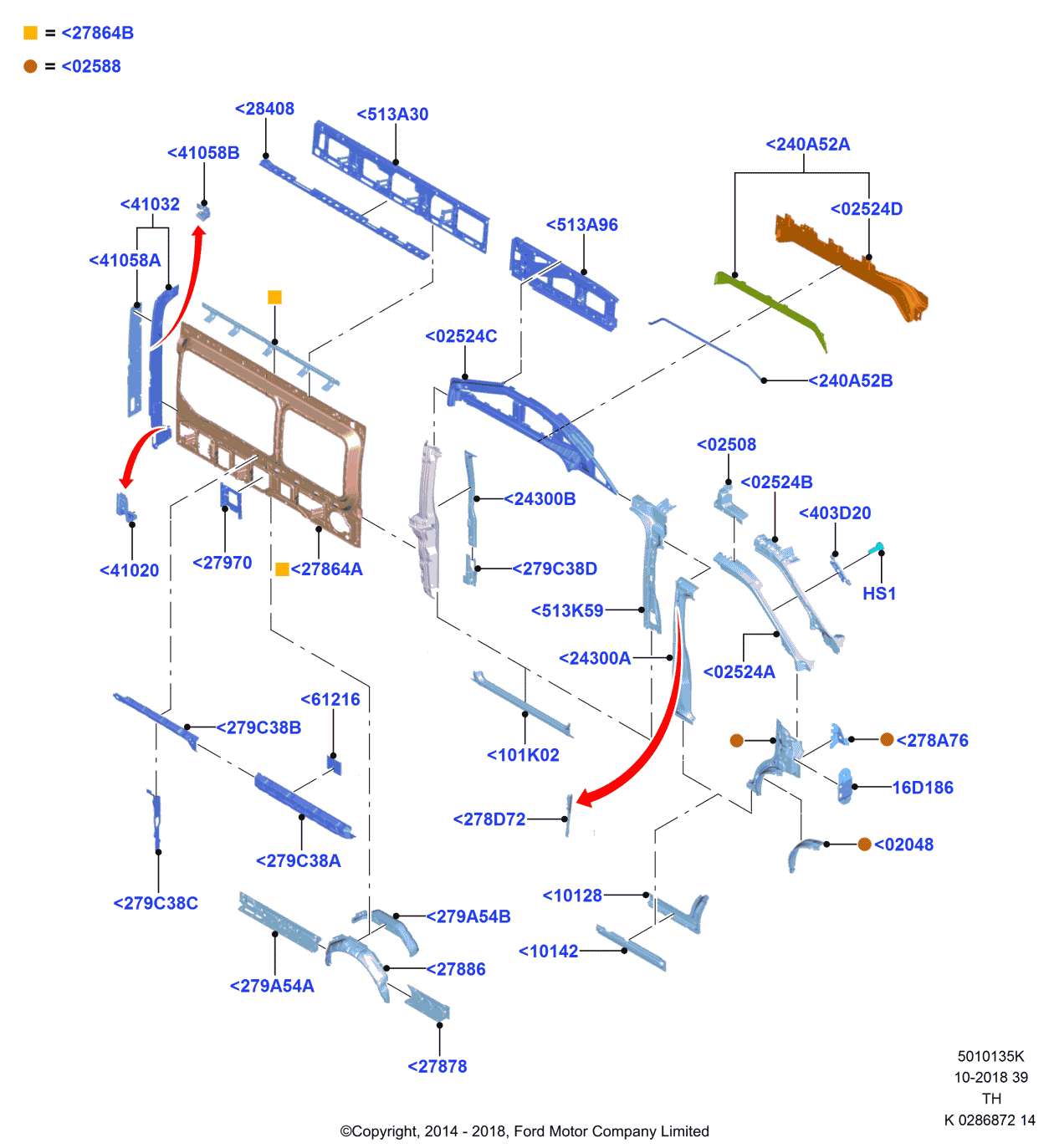 Ford CK4Z-6102556-A Reinforcement