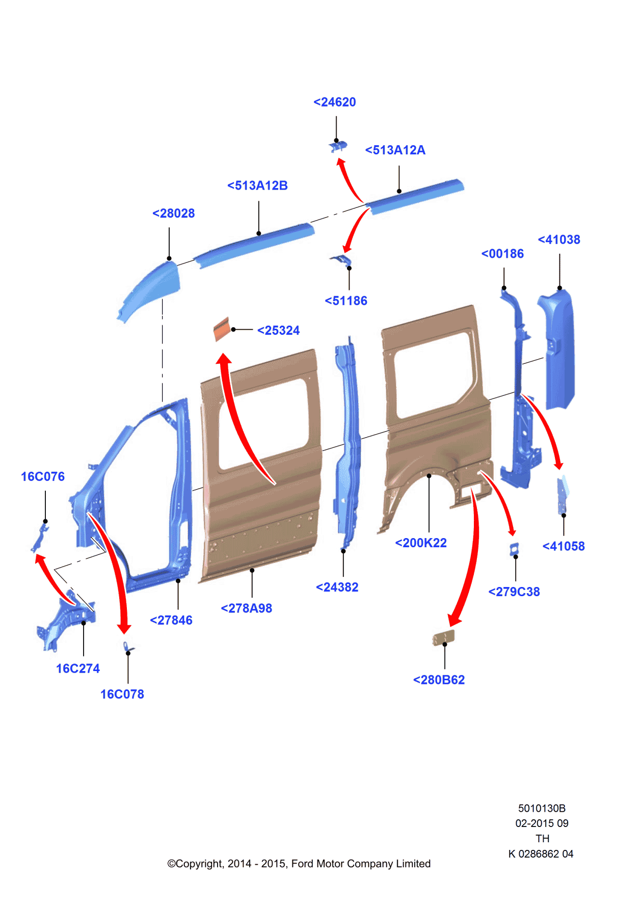 Ford CK4Z-6132290-A Plate
