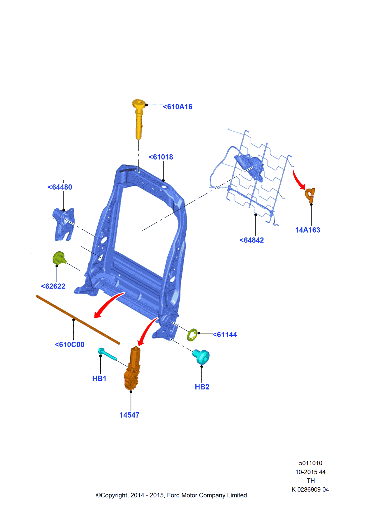 Ford CK4Z-14A163-E Clip - Wiring