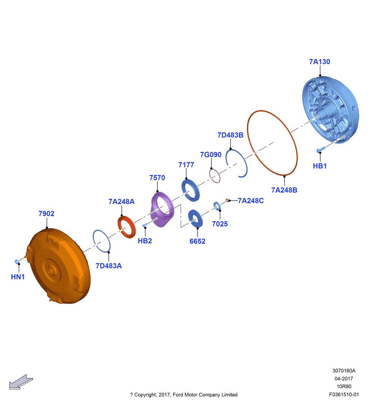 Ford HL3Z-6652-B Gear - Driven