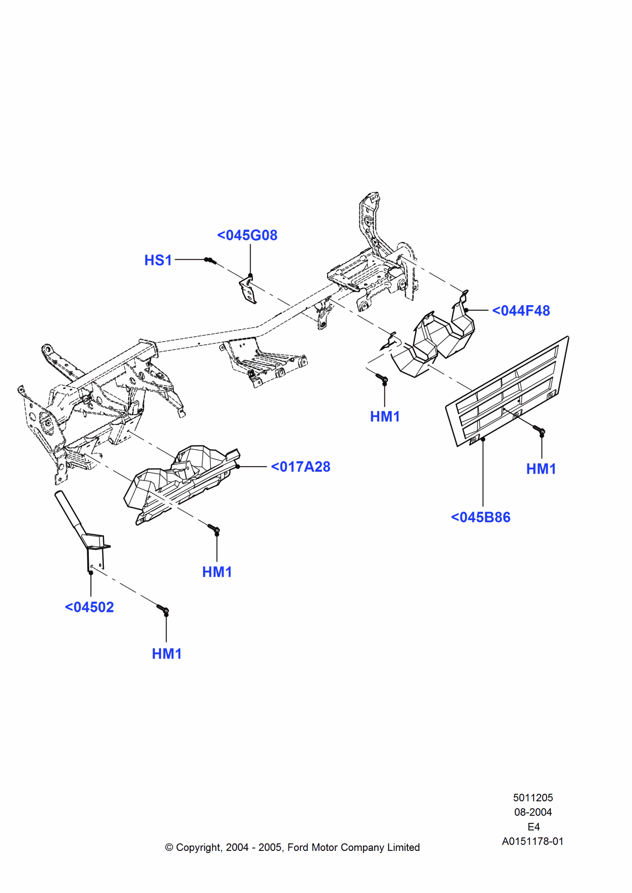 Ford F7UZ-15045G08-AC Bracket