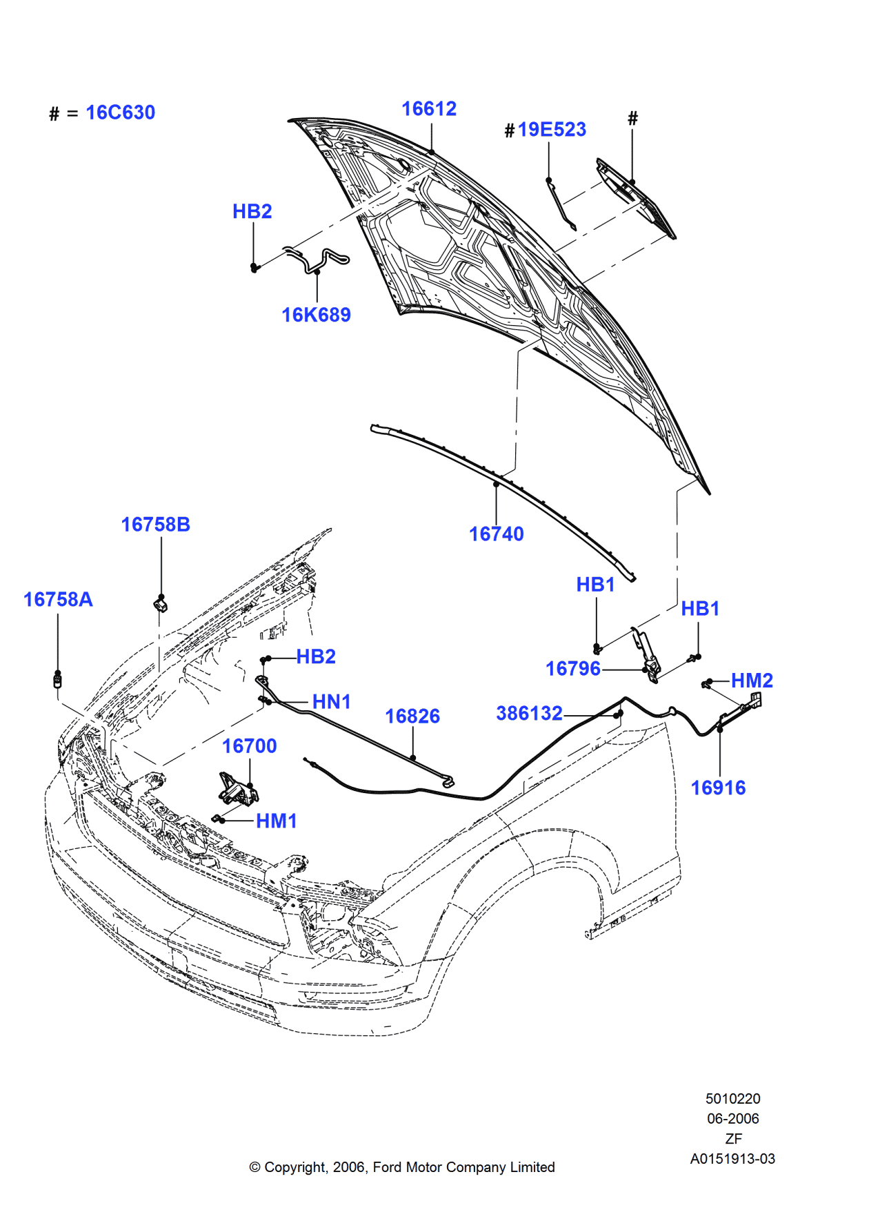 Ford 7R3Z-19E523-A Tape - Double Sided Adhesive