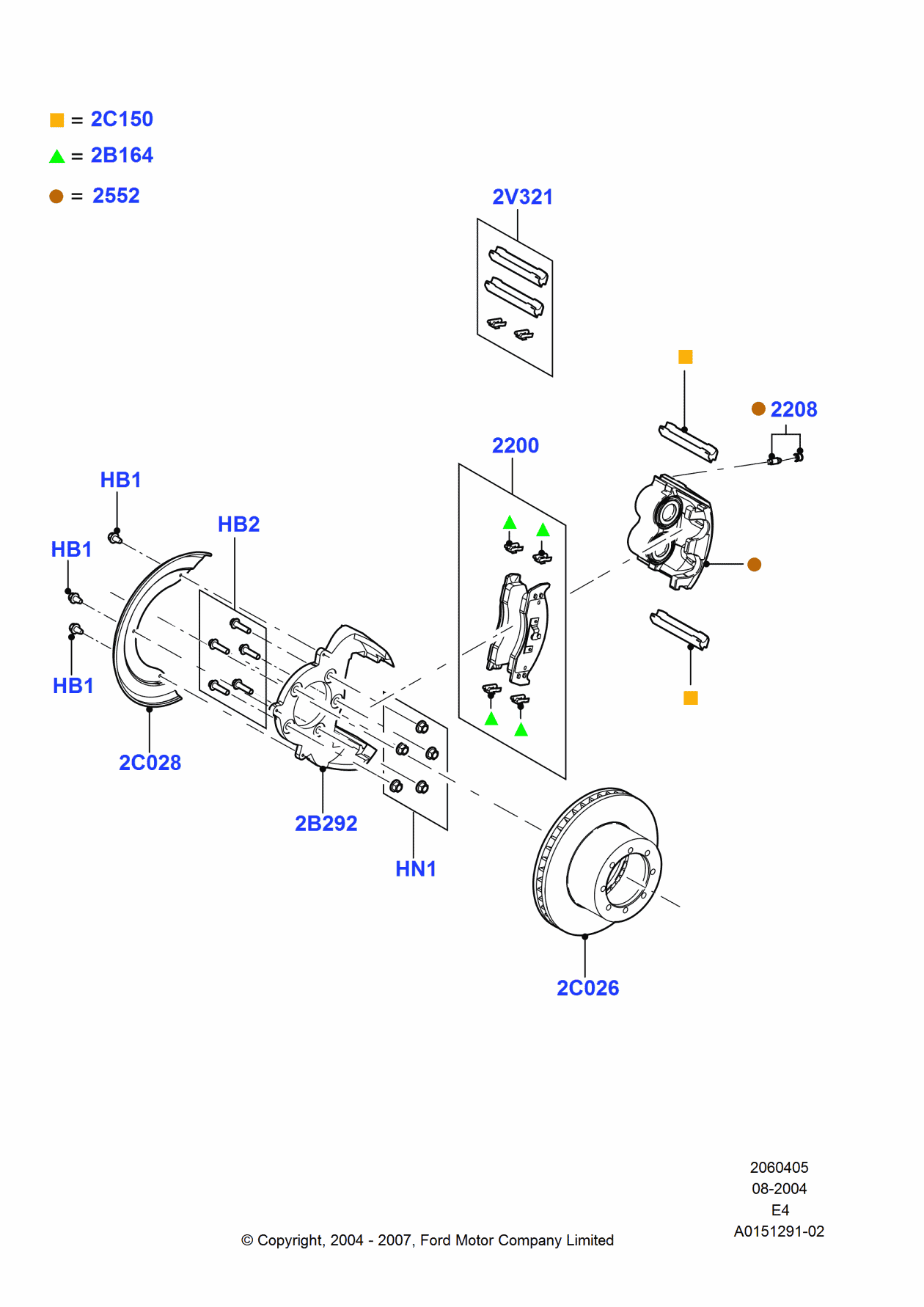 Ford -W520115-S438 Nut