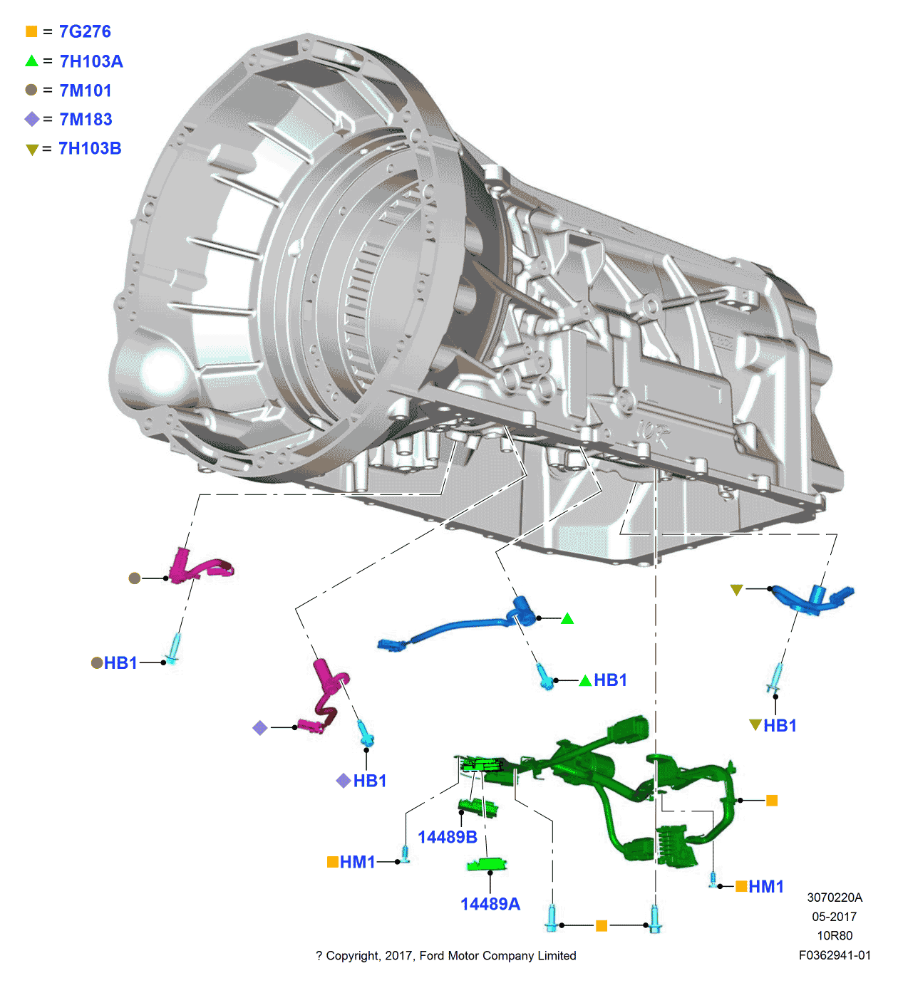 Ford HL3Z-7G276-C Connector