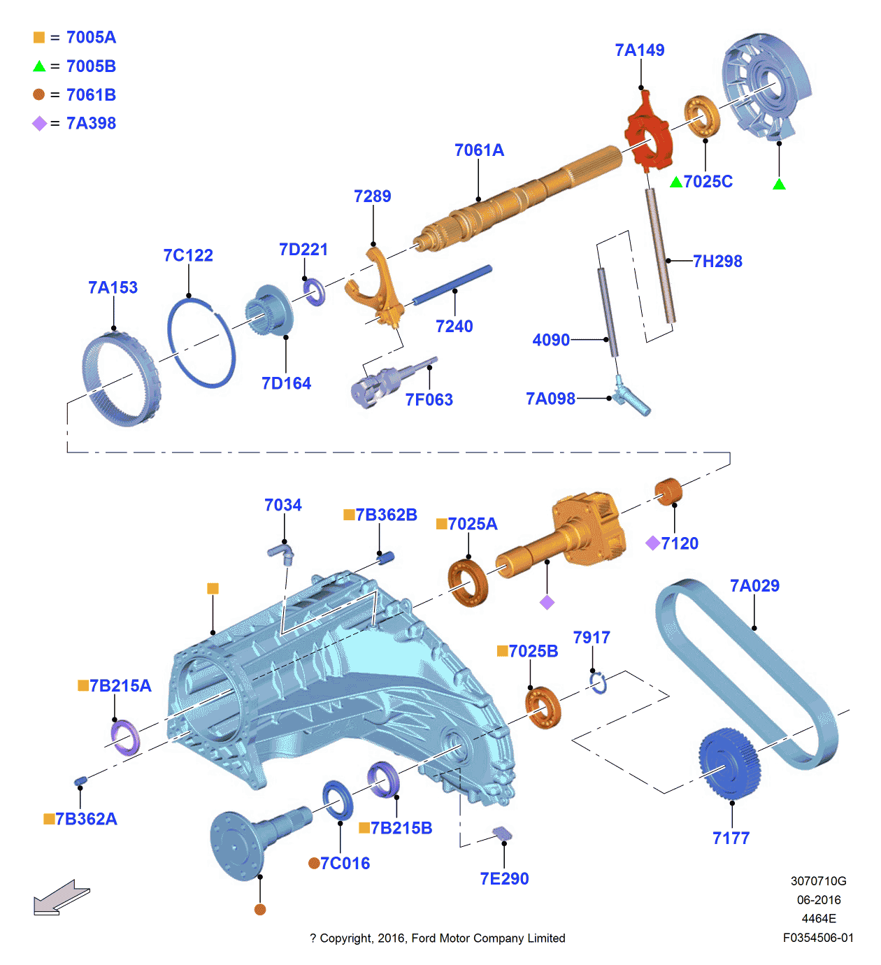 Ford HC3Z-7L328-A Support - Transmission Center