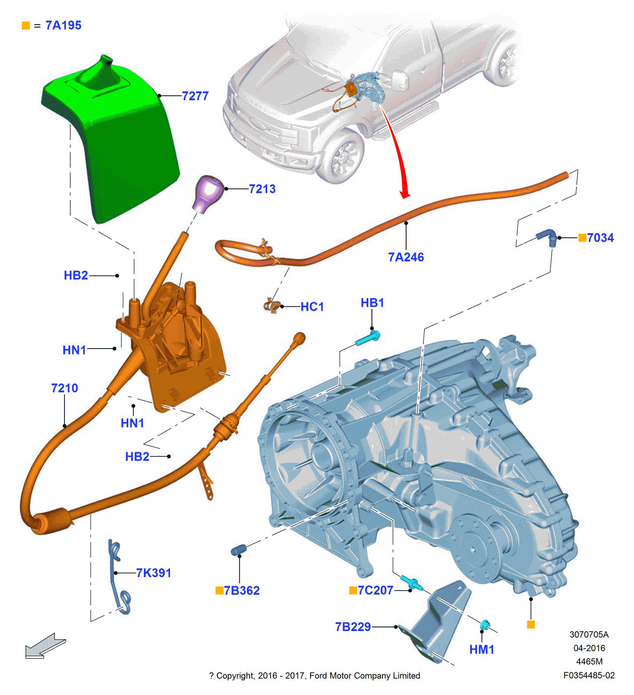 Ford HC3Z-7034-C Valve Assembly - Vent