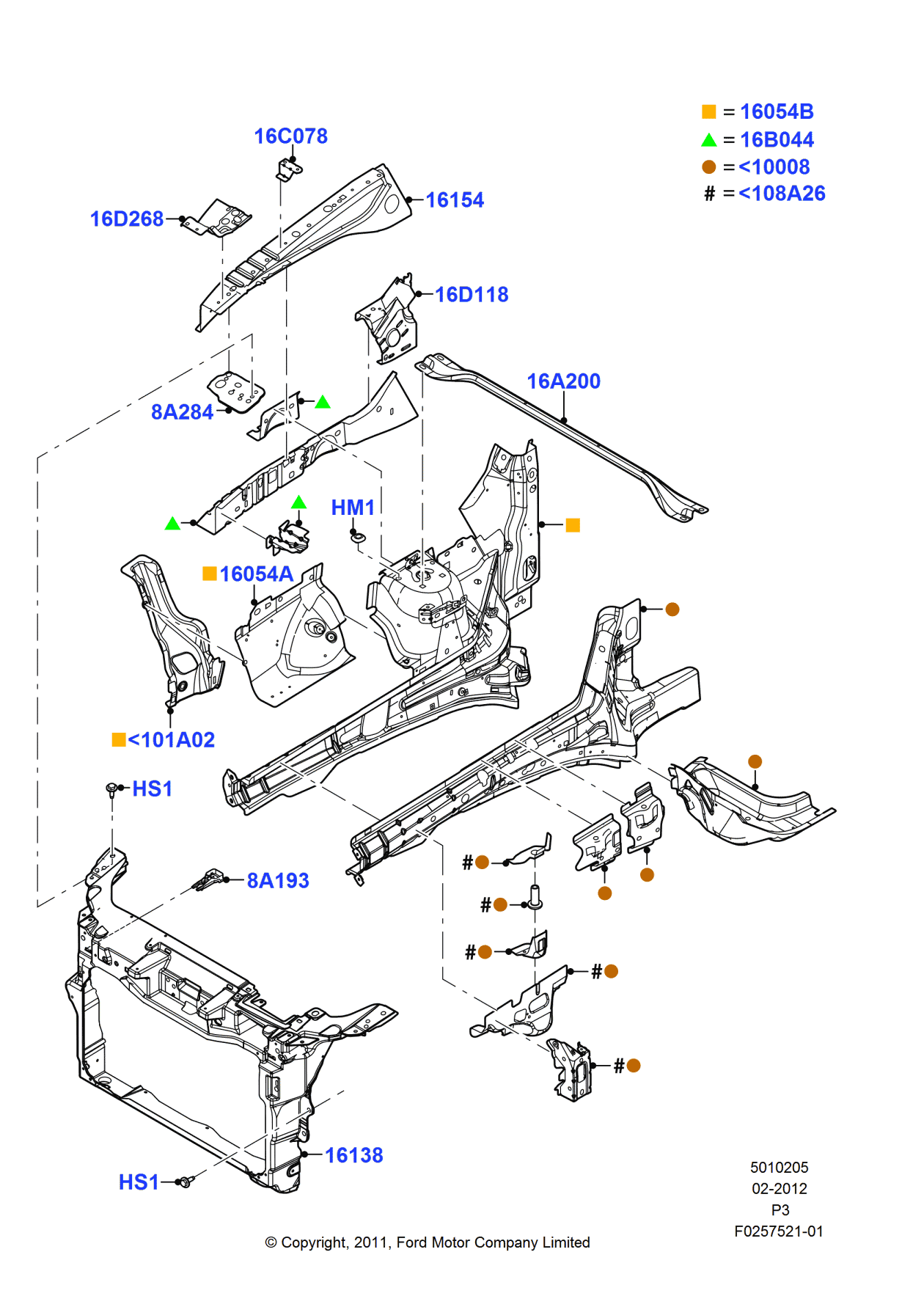 Ford -W713541-S300 Cap
