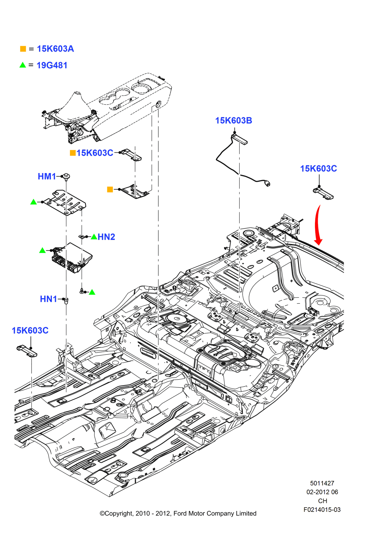Ford -W503922-S442 Bolt And Washer Assembly - Hex.Head