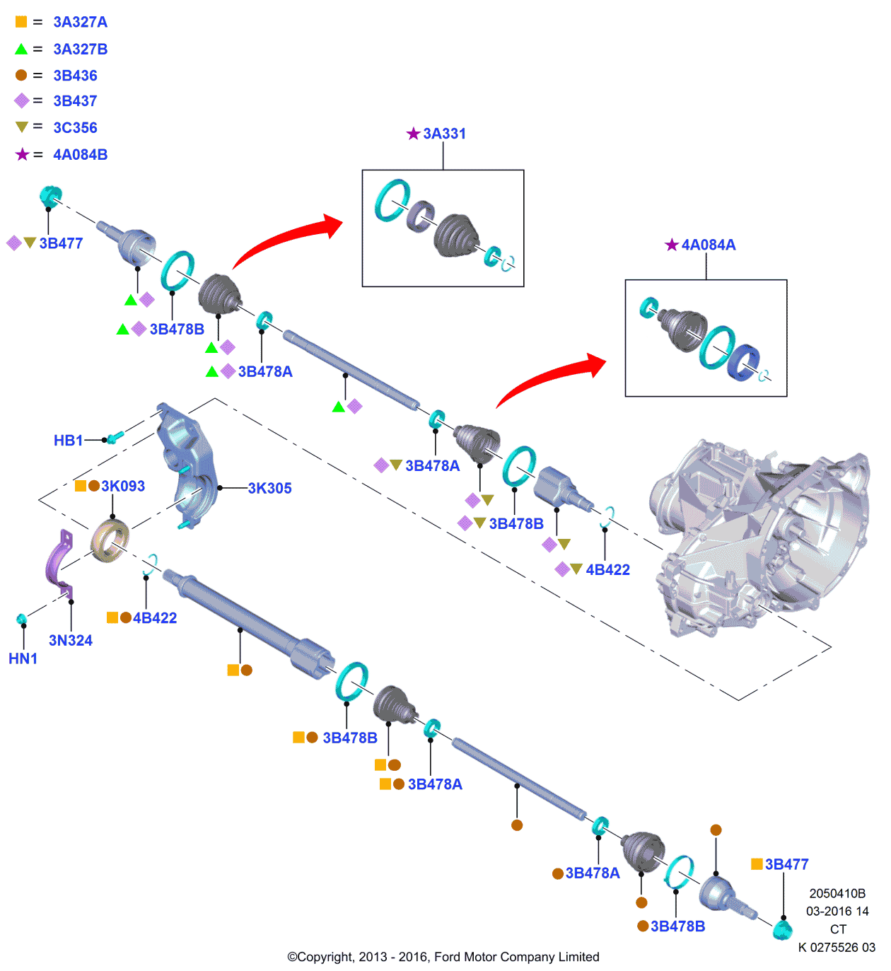 Ford BV6Z-3B478-C Clamp - Boot